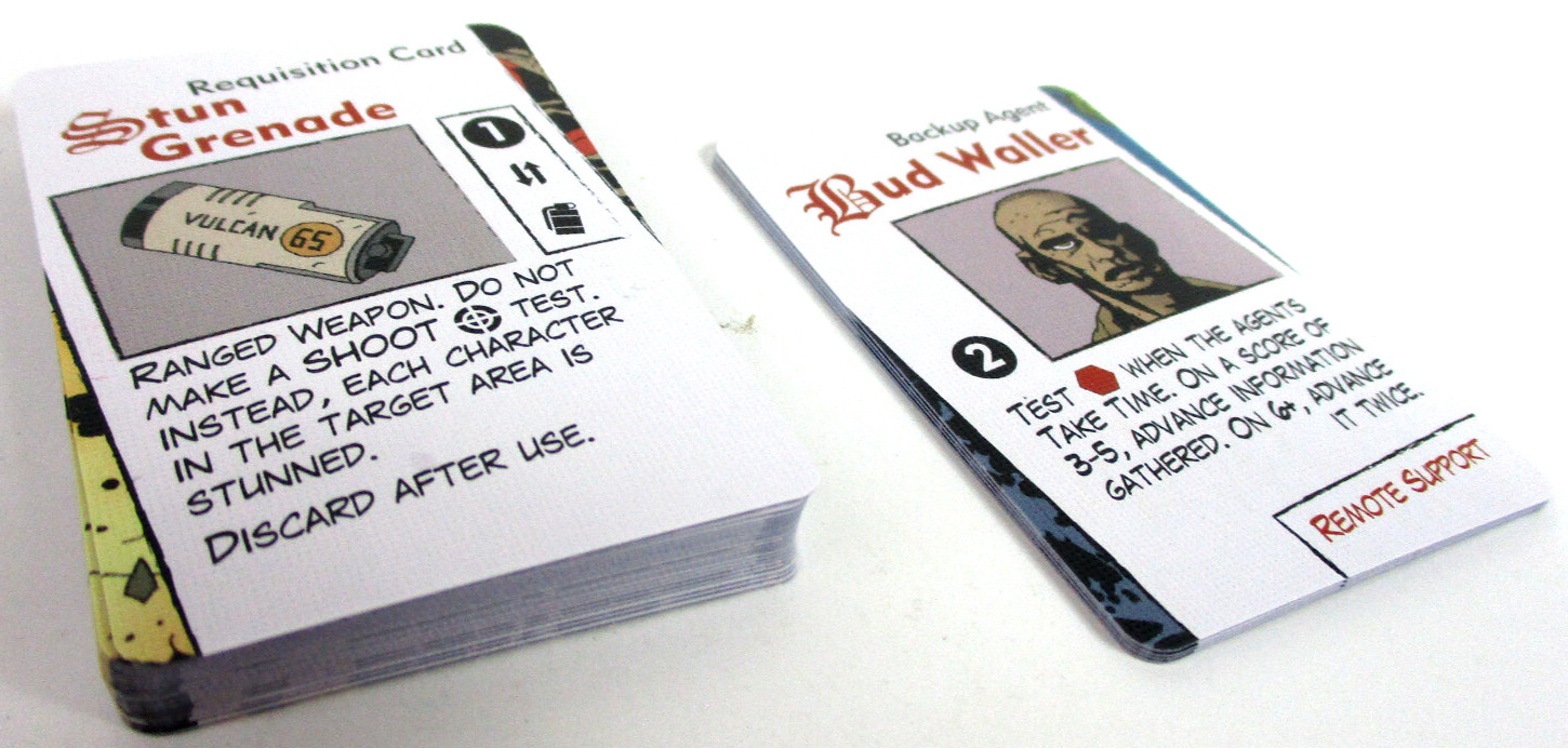 HellBoy REQUISITION & BACKUP AGENT CARDS Mantic Games NEW!!