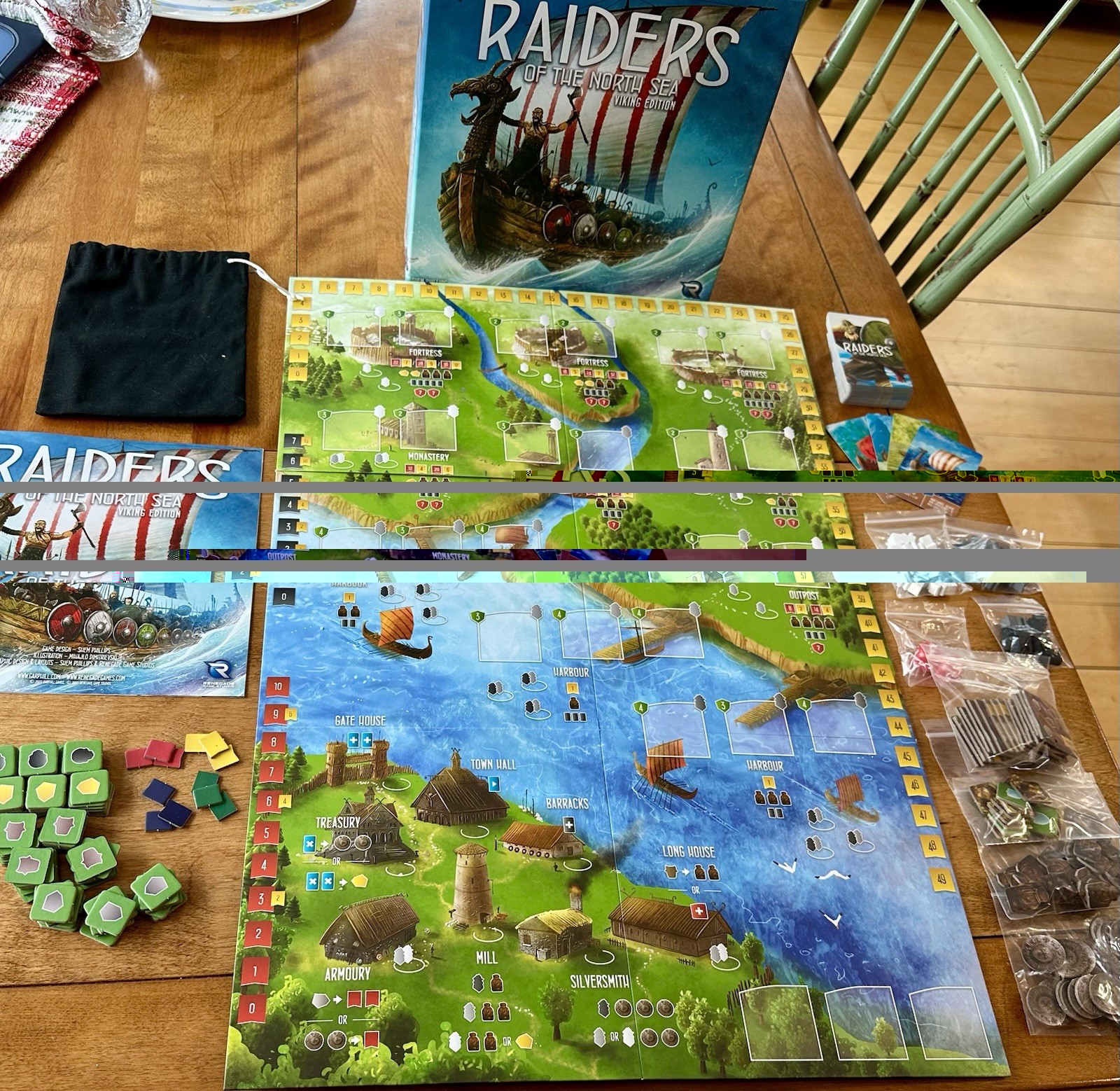 Renegade Raiders of the North Sea Viking Edition Strategy Board Game