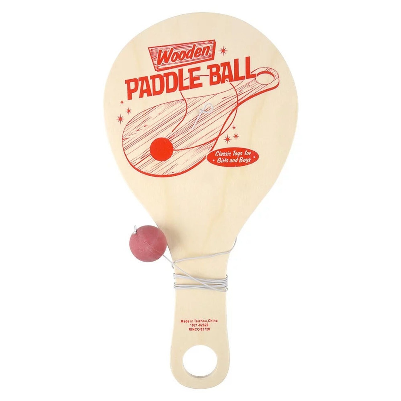 Bounce Back Paddle Ball Game – Retro Game Brings Back Memories! (Styles Vary)