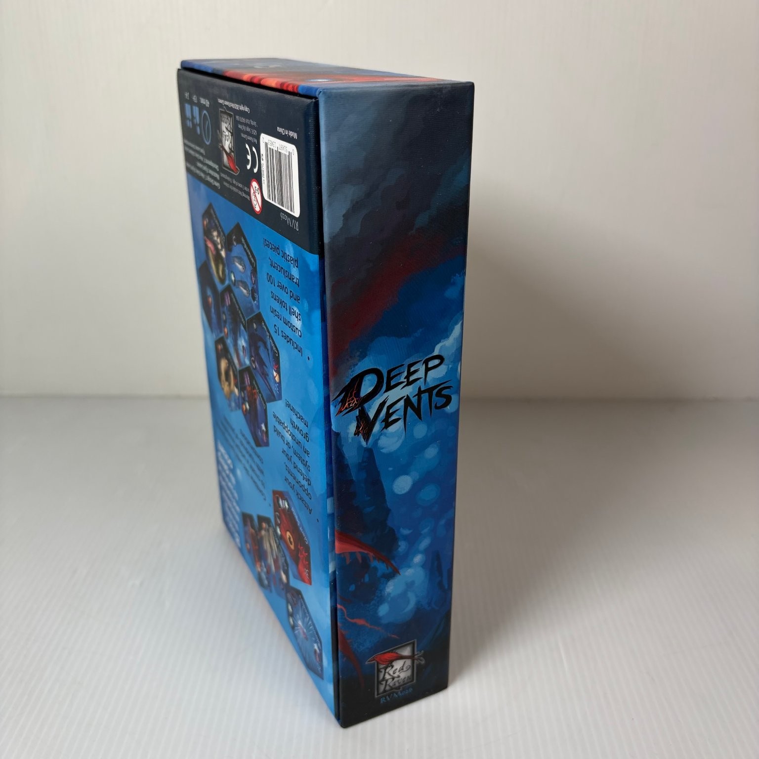 Deep Vents Red Raven Games Board Game 2-4 Players Ages 13+ Resin Plastic Tiles