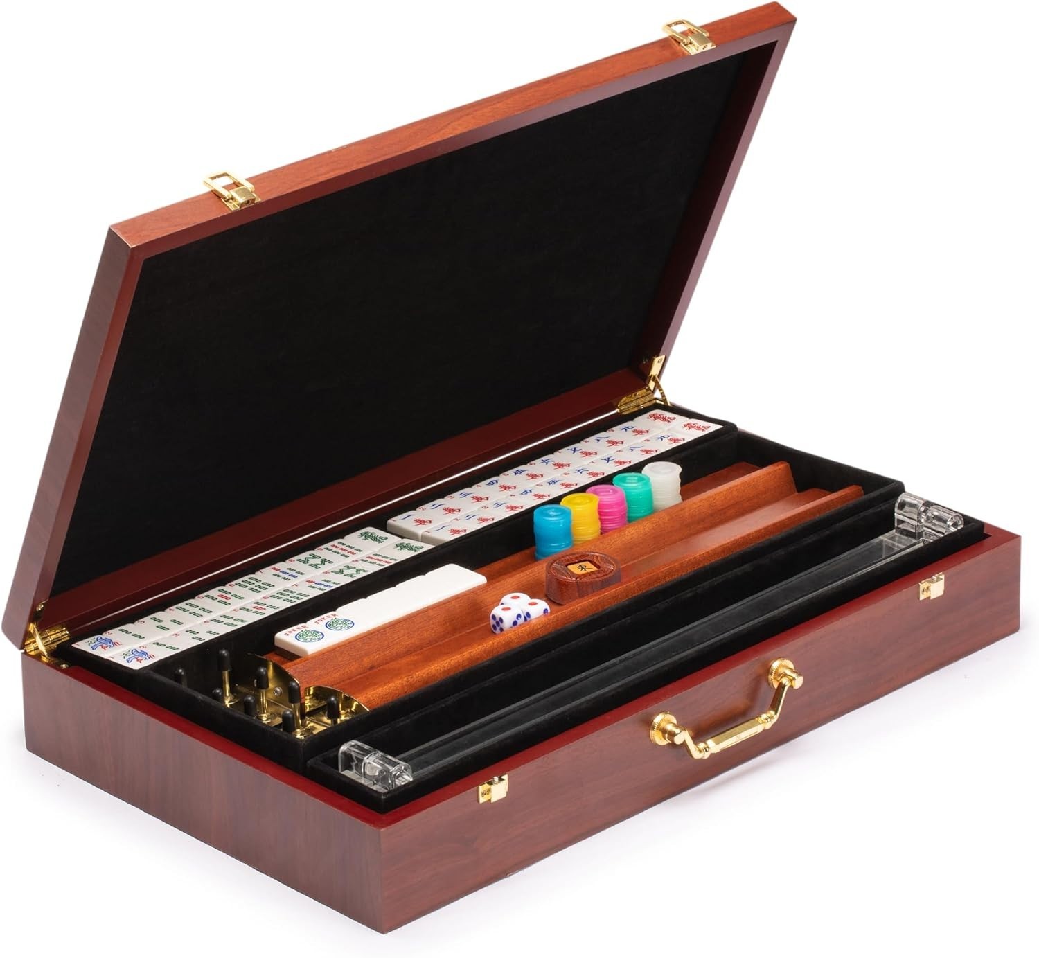 Scratch-Resistant Acrylic American Mahjong Set with Complete Accessories
