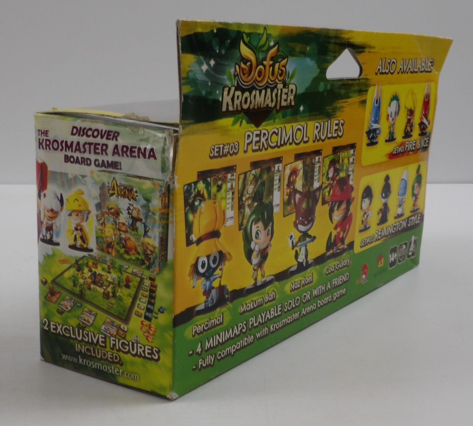 Dofus Krosmaster Set #03 Percimol Rules COMPLETE IN BOX 4x miniatures
