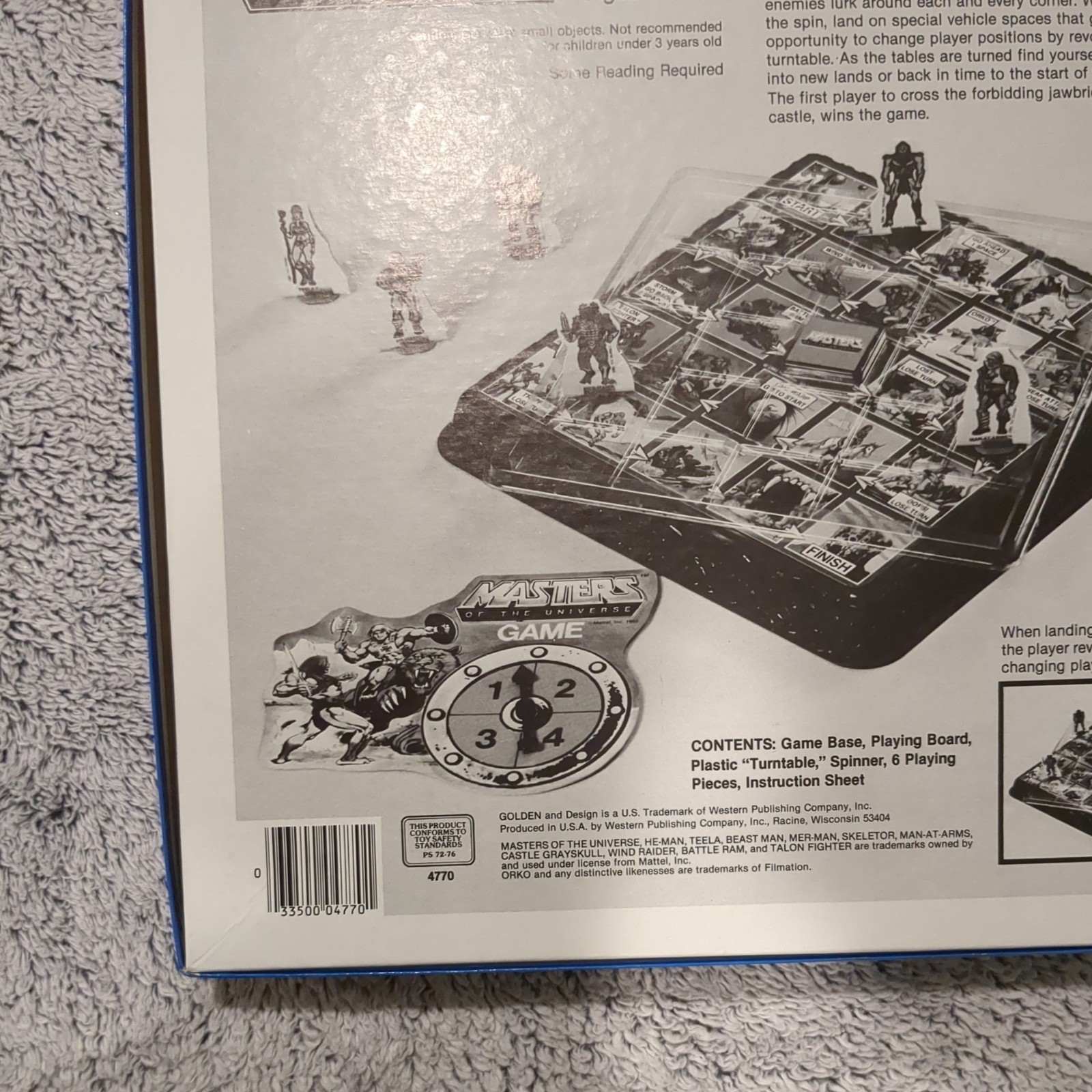 1983 Mattel Masters Of The Universe 3-D Action Game, New in box (NIB)