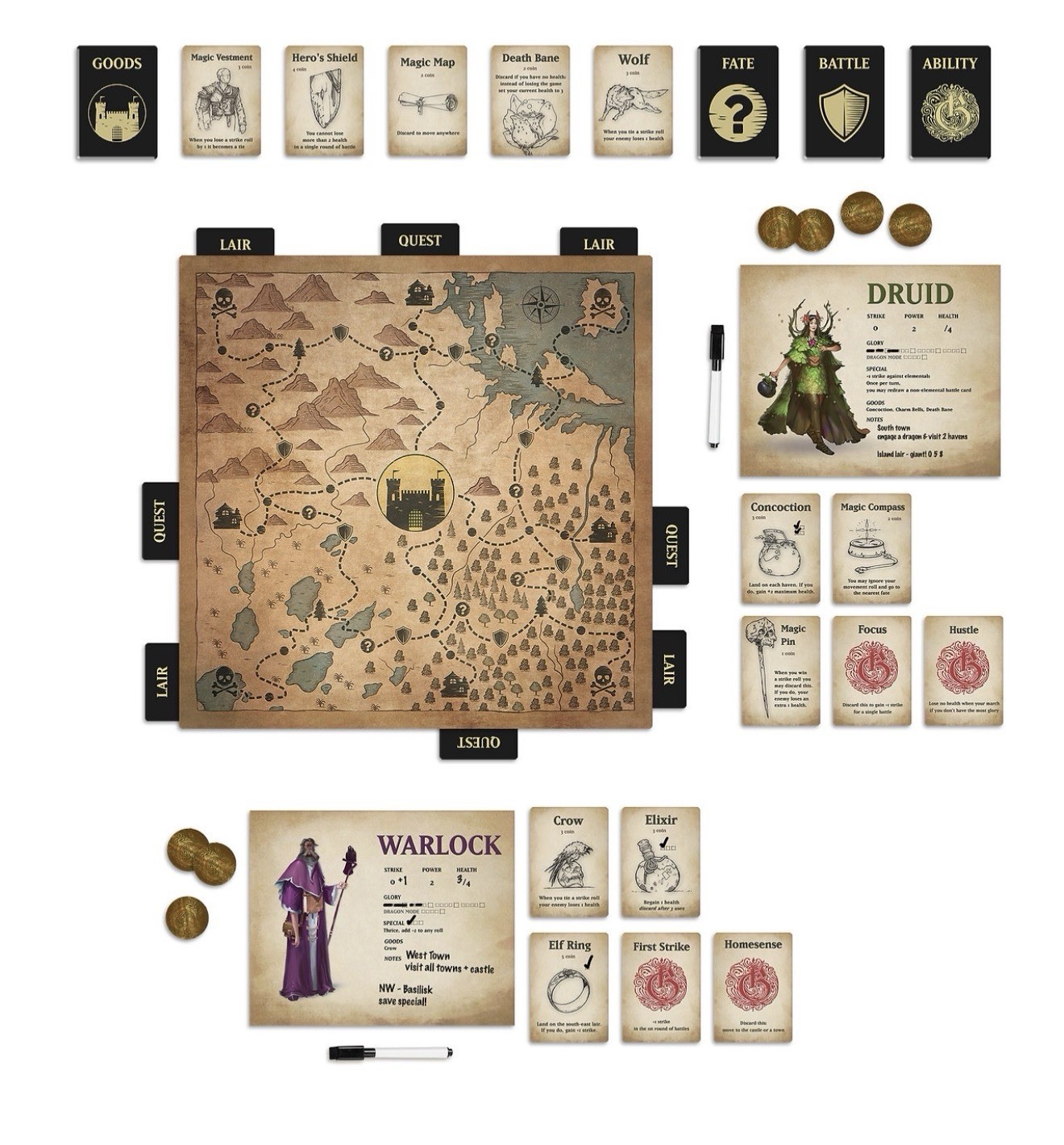 Glory Unopened & Sealed Second Edition Fantasy Board Game, 1-4 Players Hogg