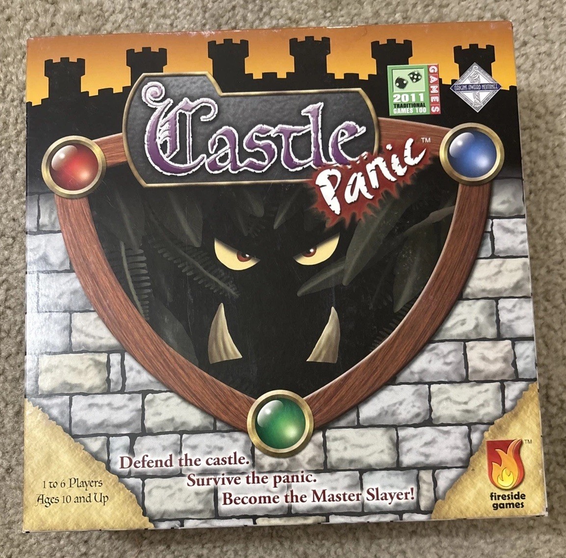 Castle Panic: A Cooperative Tower Defense Board Game Fireside Games – Complete