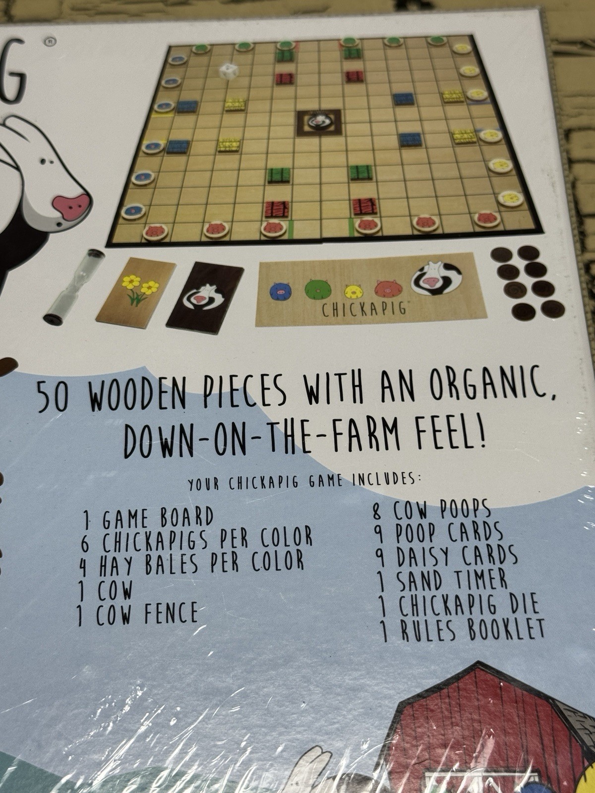 Buffalo Games Chickapig A Farm to Table Game Brand New Still Sealed Chick A Pig