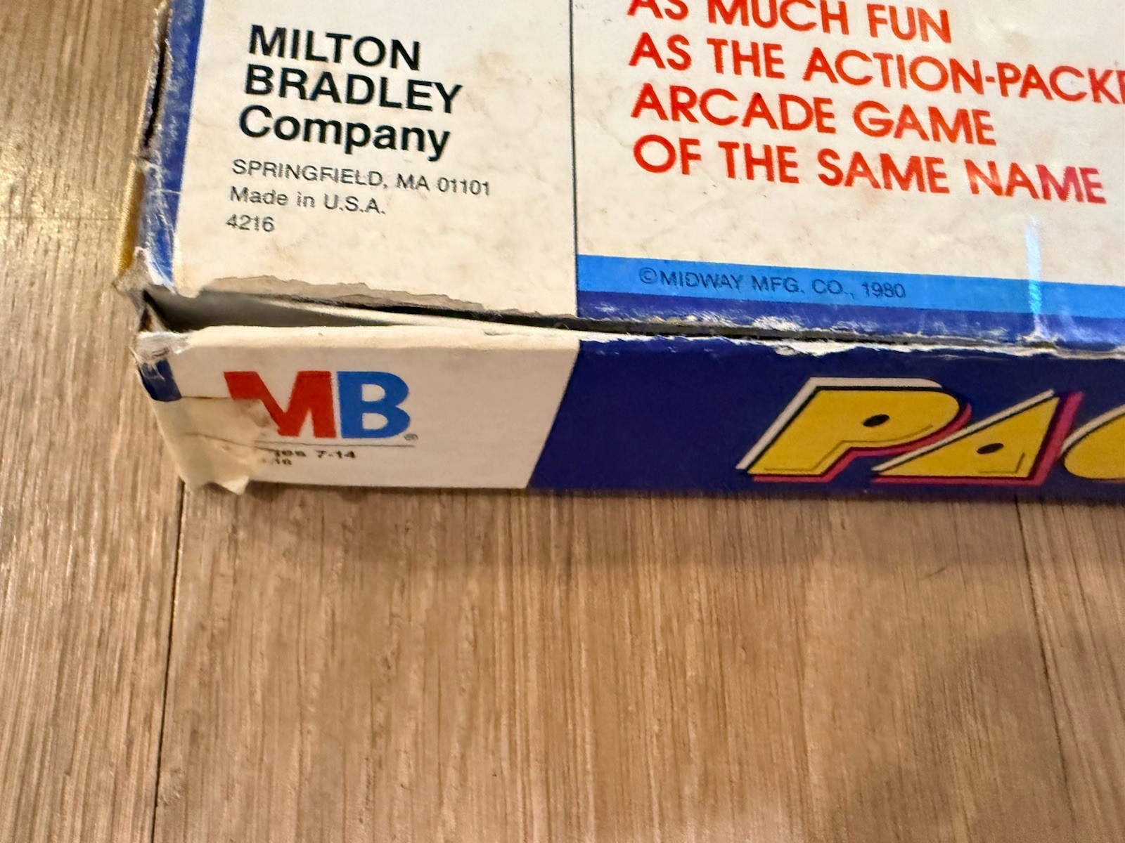 Vintage 1982 Milton Bradley Pac-Man Board Game Arcade Classic 80s