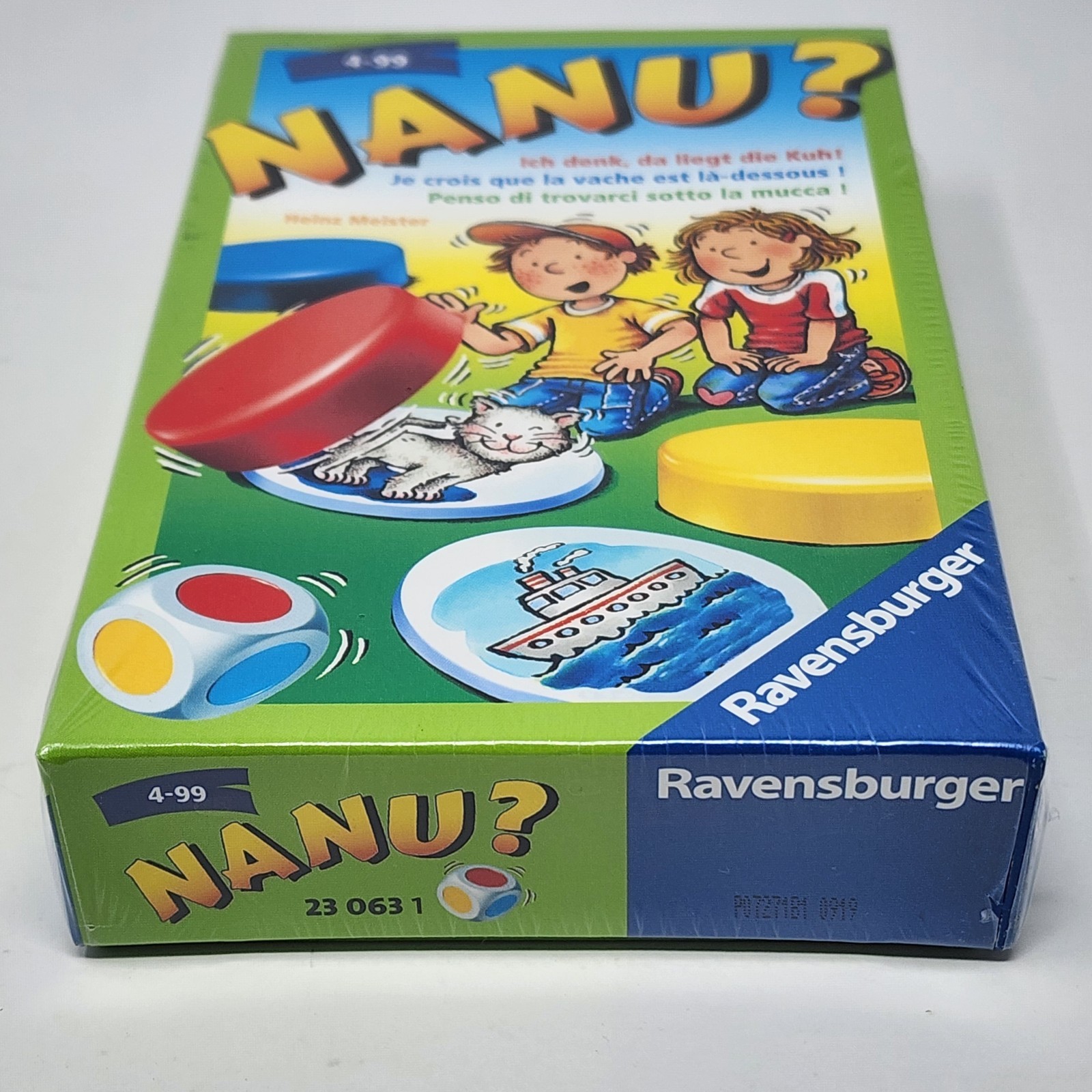 Nanu? Ravensburger 2007 Memory Recall Game German – French – Italian + English