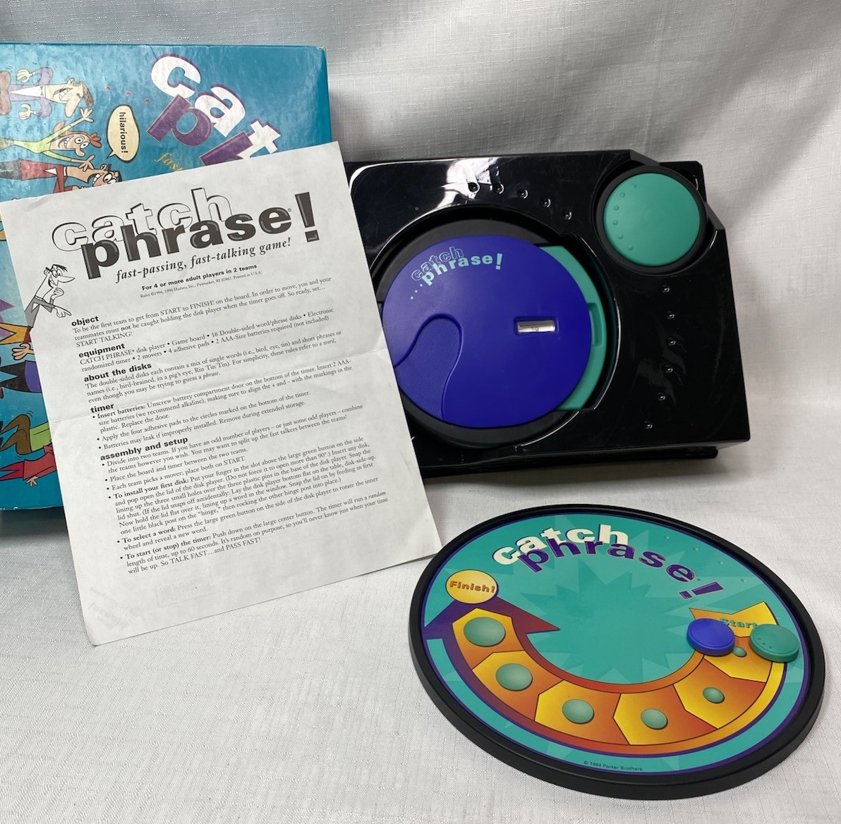 Catch Phrase! Parker Brothers 1994 Family Friendly FUN Board Game Complete VGC