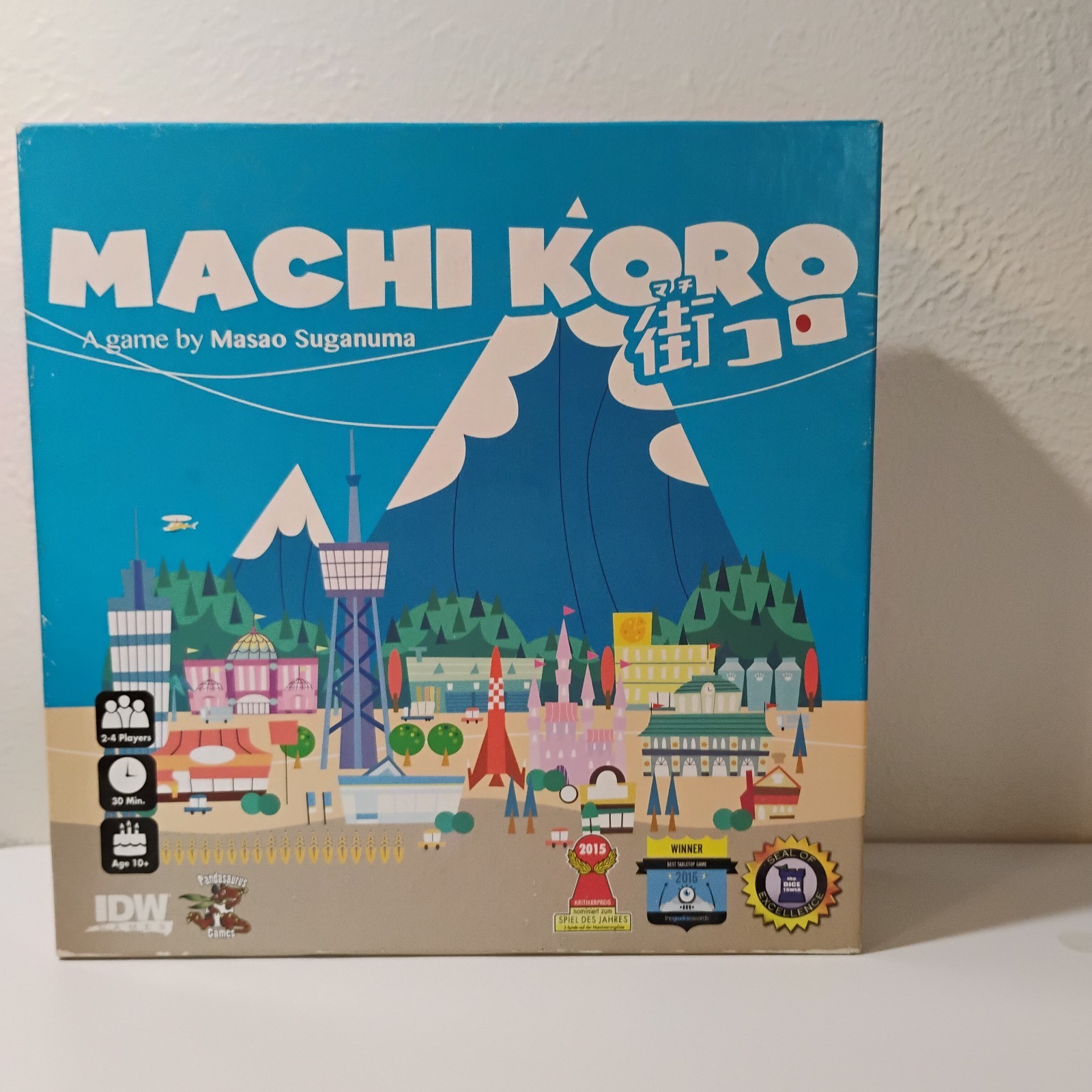 Machi Koro Game IDW Game, 2-4 players, 10+, 30 minutes, Used & Complete