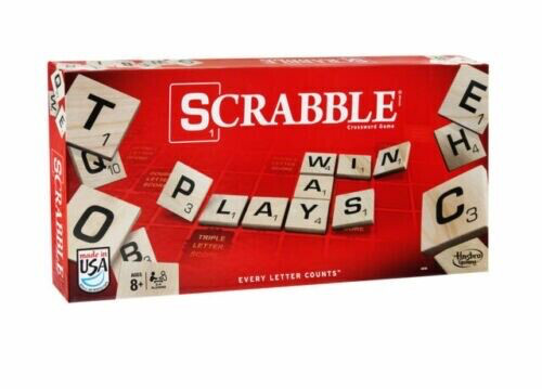 SCRABBLE CROSSWORD GAME BRAND NEW SEALED PACKAGE MADE IN USA HASBRO GAMING