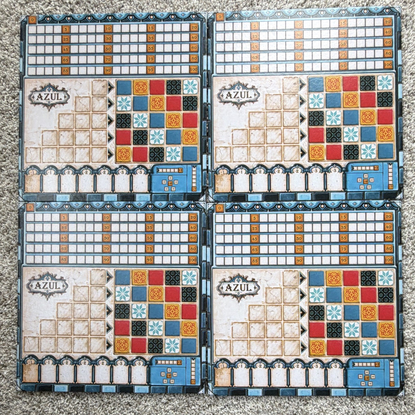 Azul Complete Board Game Michael Kiesling German Edition Next Move Games