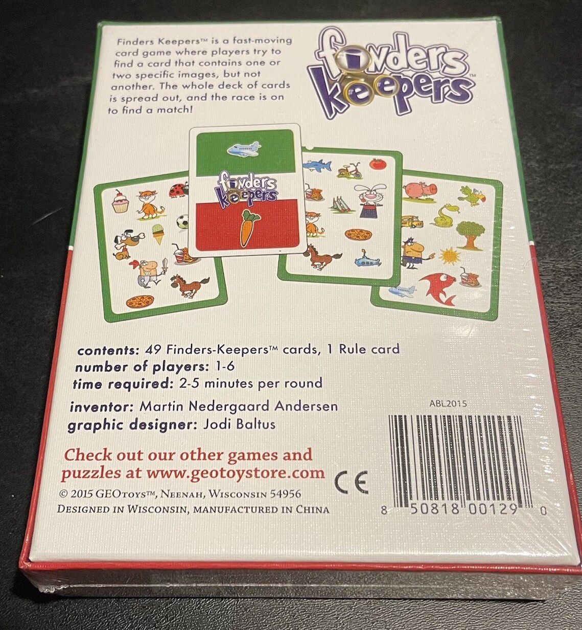 Geotoys Finders Keepers – Educational Children’s Game for Hand-Eye Coordination