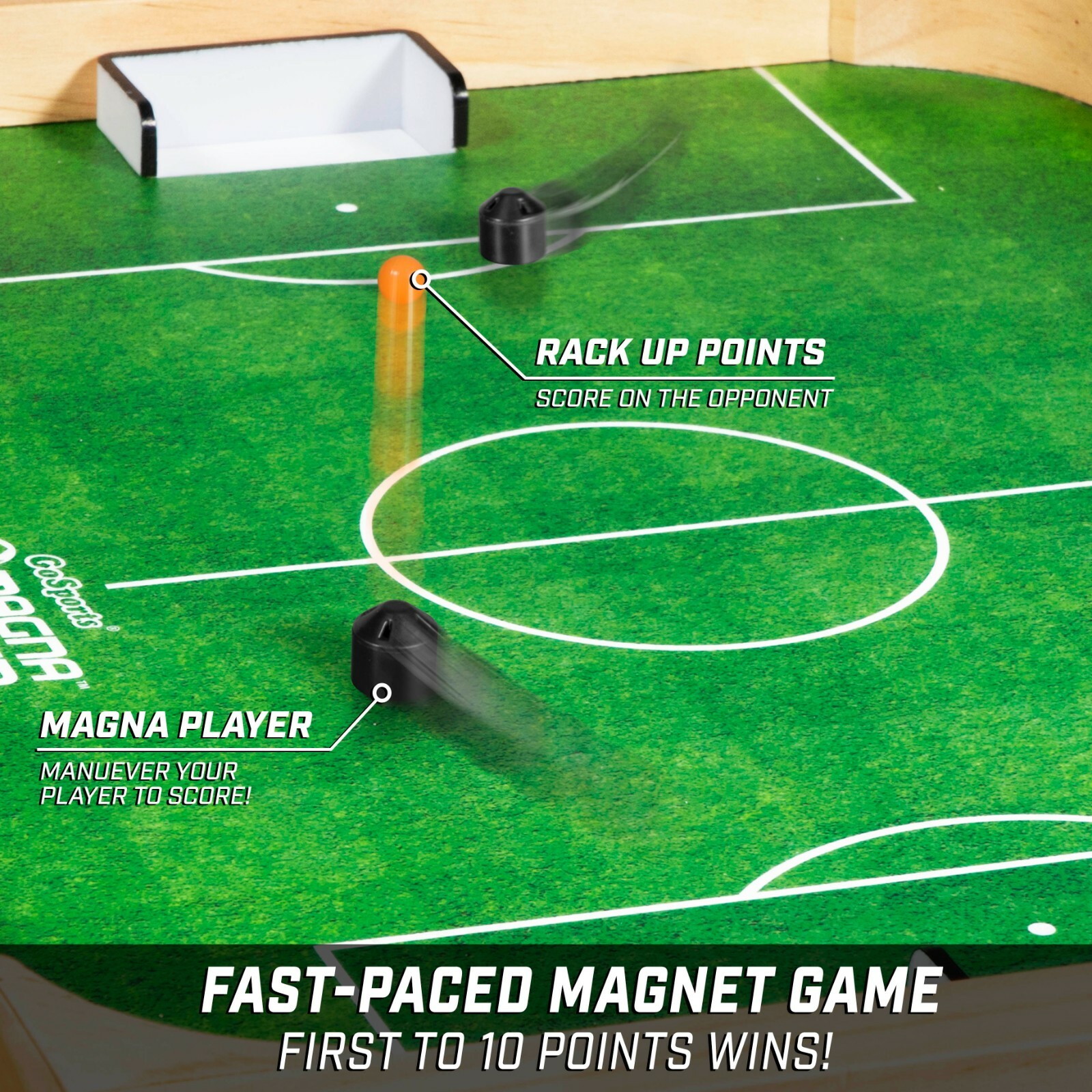 GoSports Magna Soccer Tabletop Board Game | Fast-Paced Magnet Game All Ages