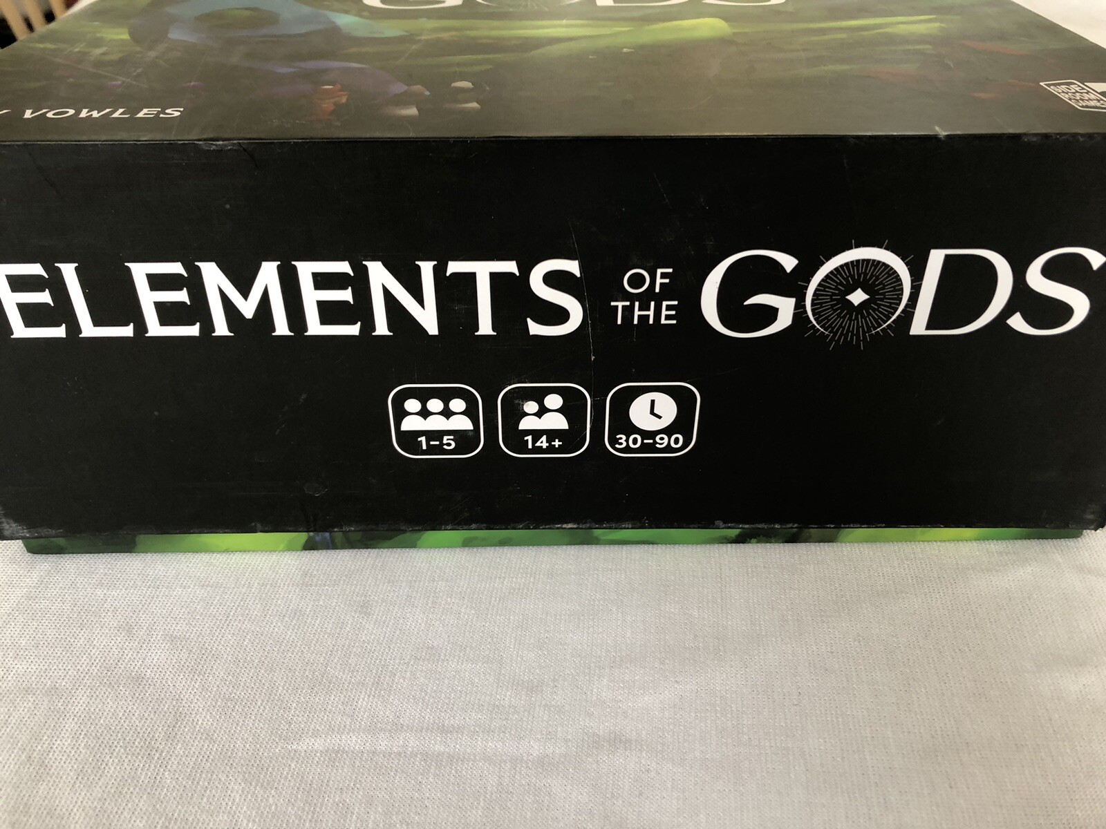 Elements Of The Gods Boardgame By Side Room Games NEW (open) Cards In Shrink