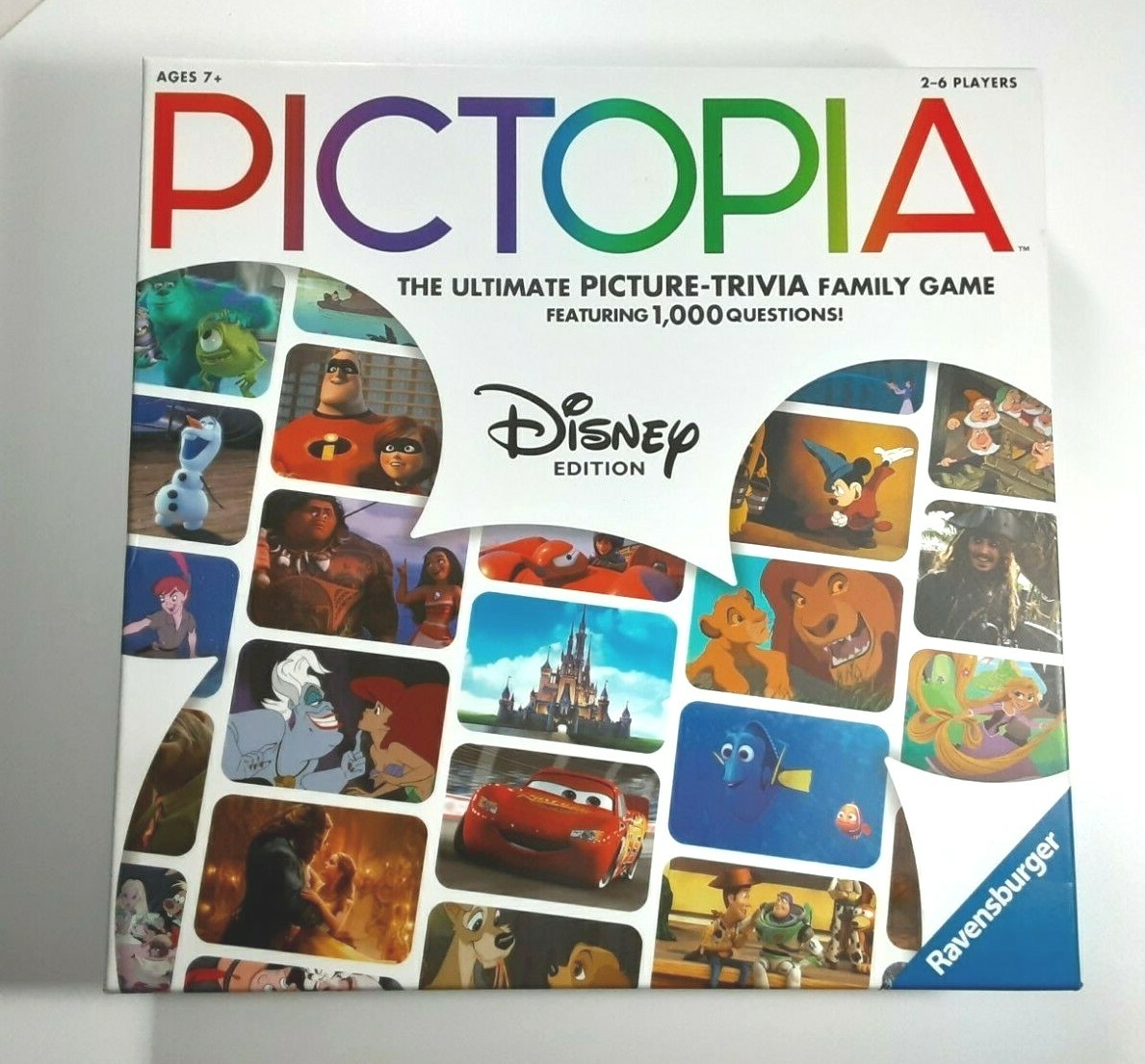 KJ Disney Pictopia Trivia Family Game New Factory Sealed