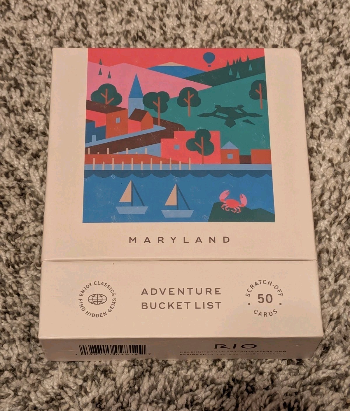 State of Maryland Adventure Bucket List: 50 Scratch-Off Cards Free Ship OPEN BOX