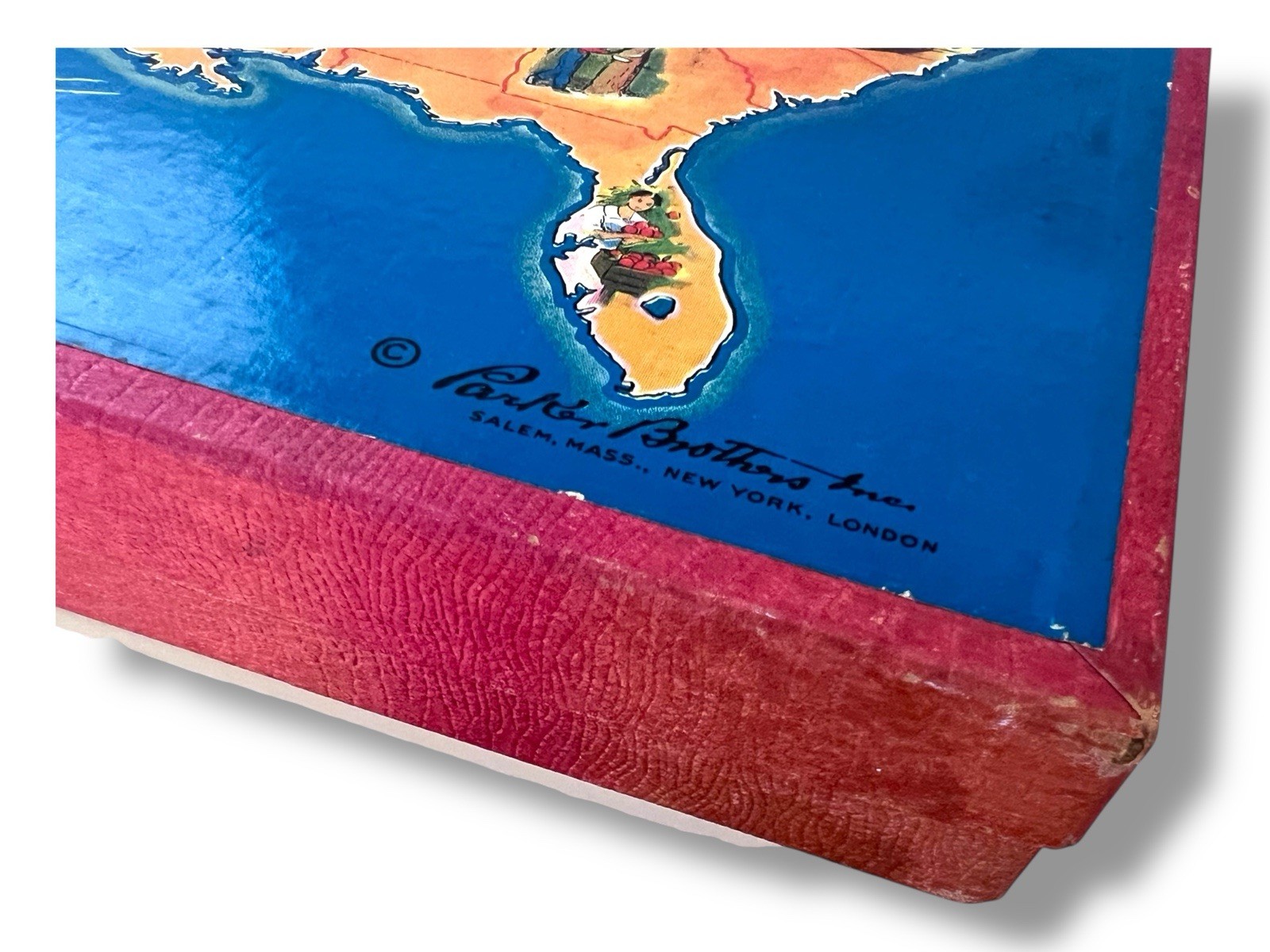 1935 Board Game ACROSS THE CONTINENT Complete In Excellent Condition.