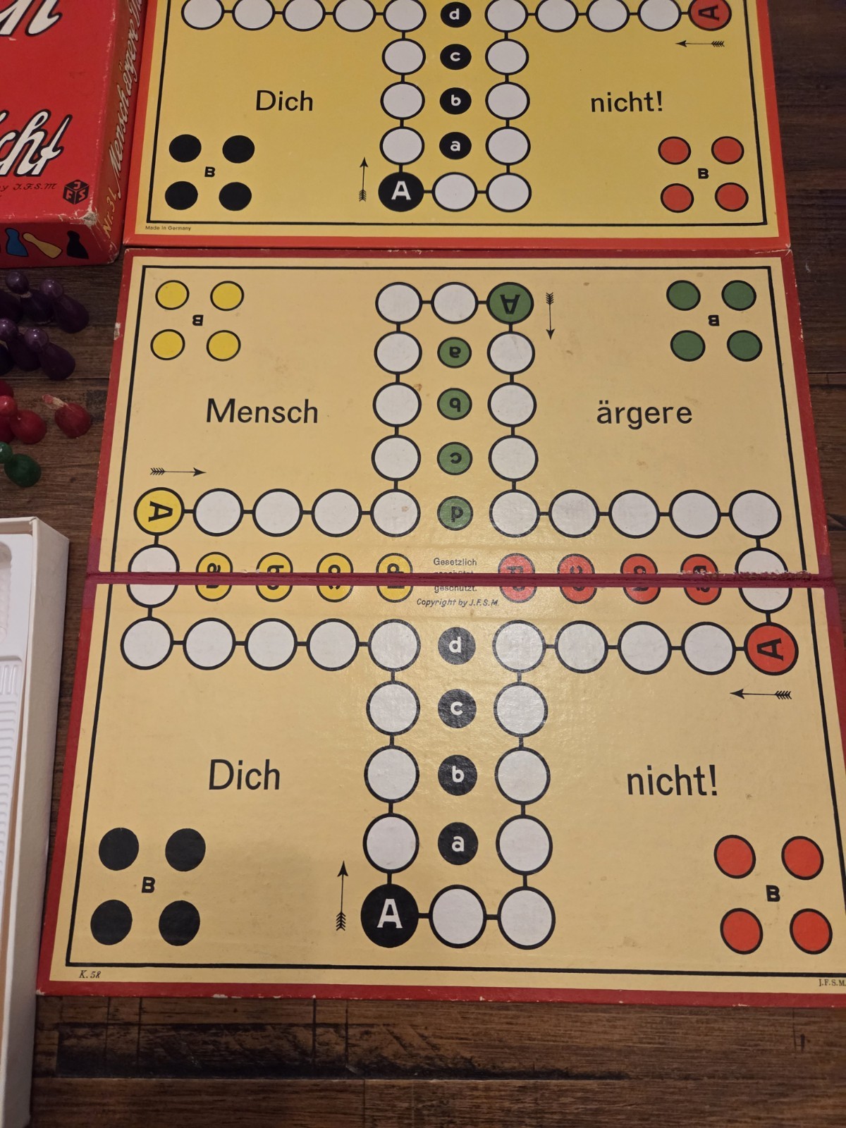 Vint Mensch Schmidt Spielregel Board Game Mensch Ärgere Dich Nicht Germany