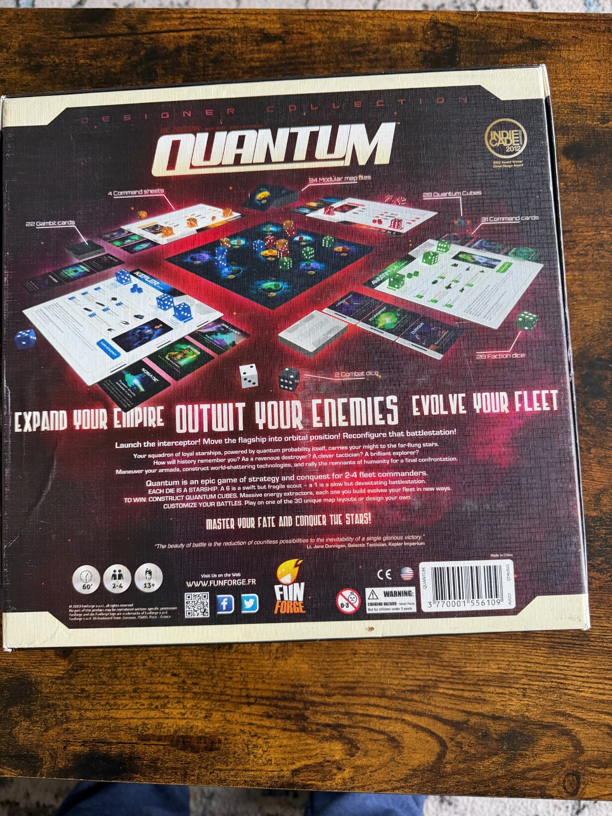 Quantum Fun Forge Eric Zimmerman 2013 Edition Board Game Designer Collection