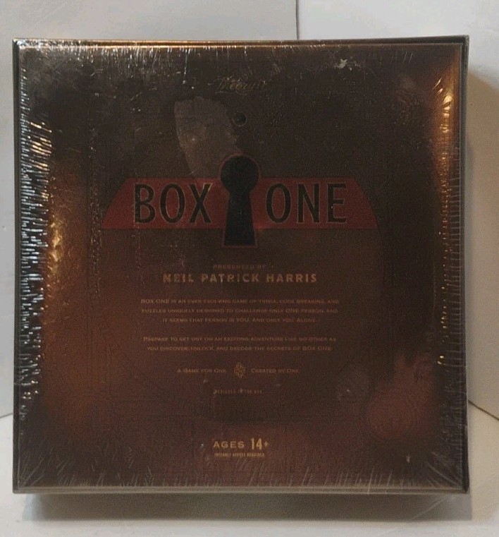 2020 Box One Presented By Neil Patrick Harris Game A Game For One Created By One