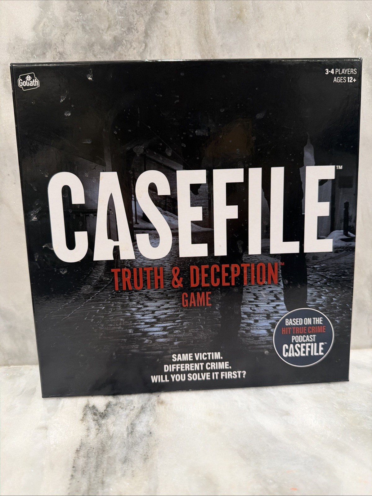 Casefile Truth & Deception Board Game Hit True Crime Podcast Goliath NEW