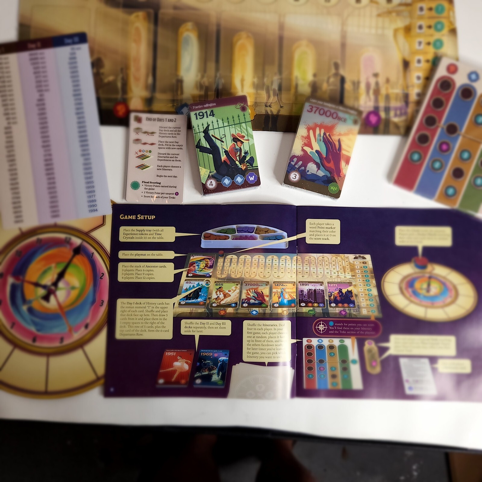 Trekking Through History Kickstarter Exclusive Edition by Underdog Games SEALED