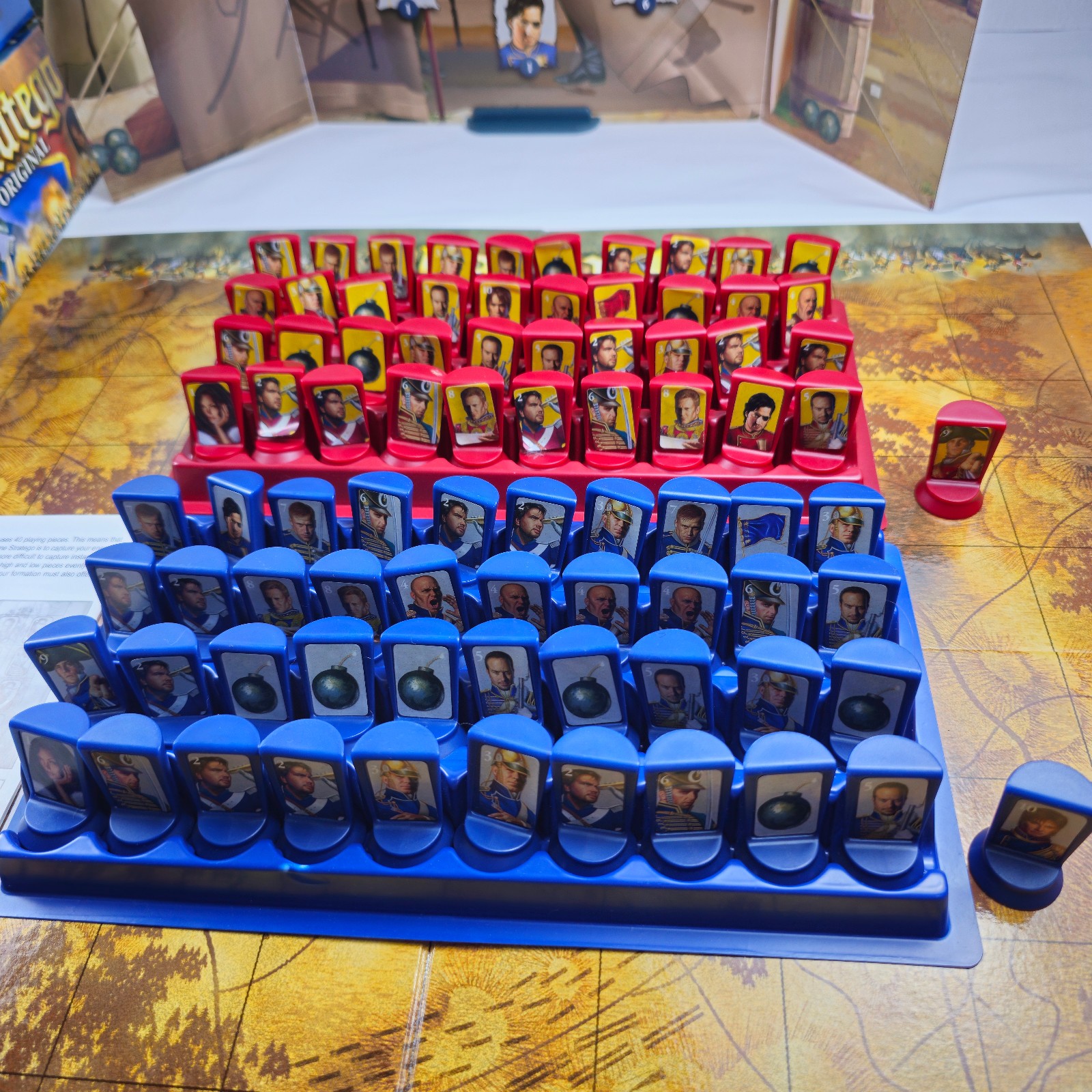 Stratego Original Classic Game of Battlefield Strategy Patch Products Complete