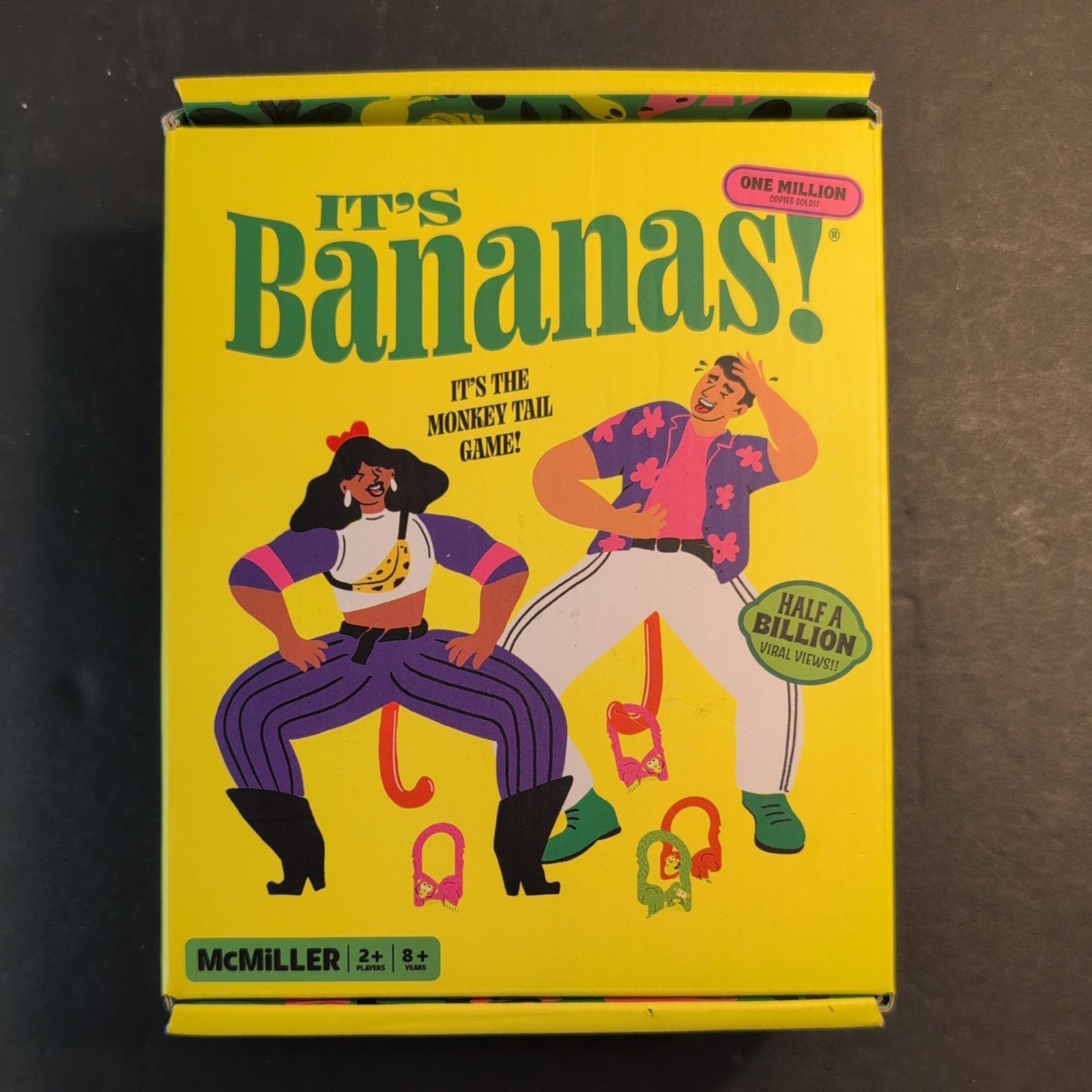 MCMILLER ENTERTAINMENT It’s Bananas! The Monkey Tail Game Funny New Shark Tank