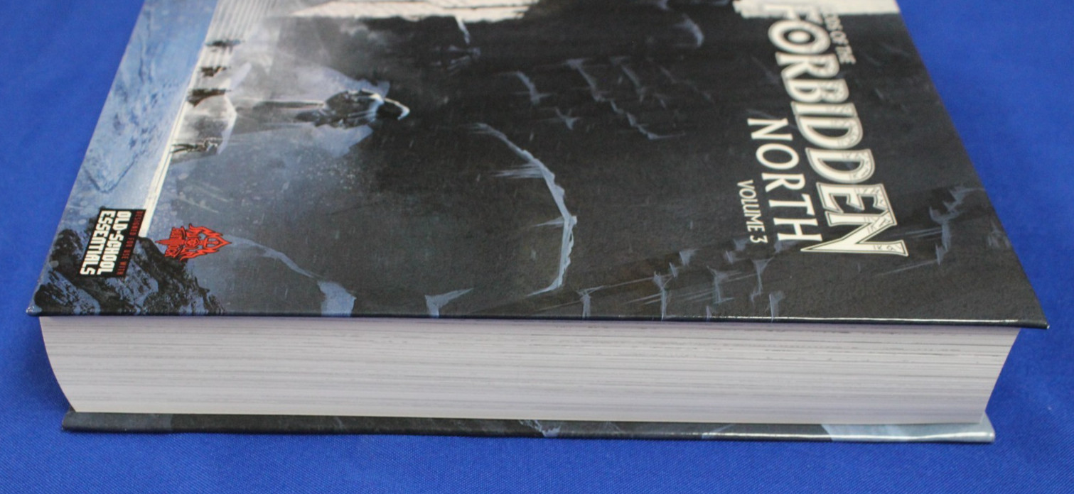 Gods of the Forbidden North Volumes 1-3 Hardcover RPG Books for OSE Kickstarter