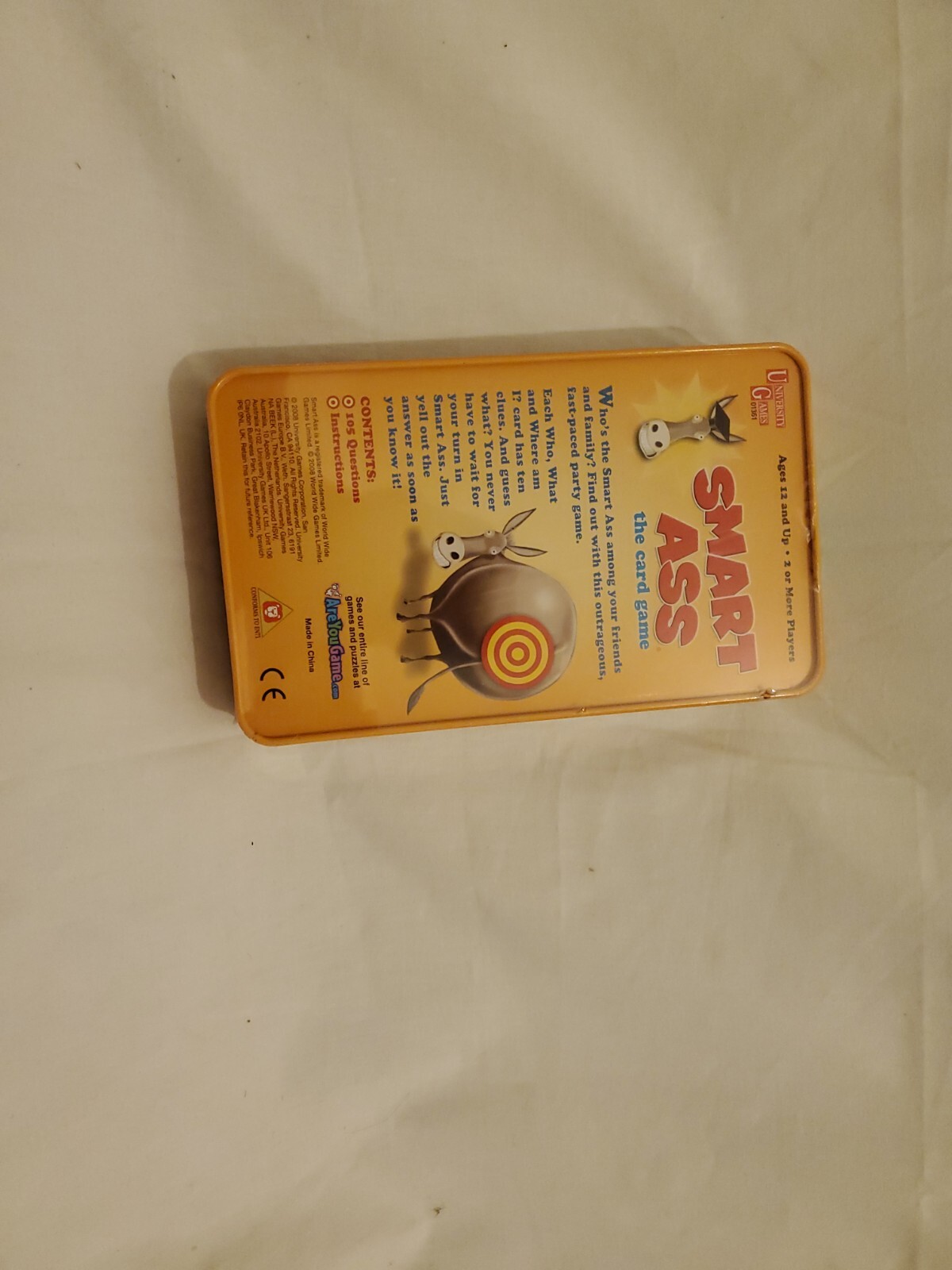 Smart Ass The Card Game Booster Pack Tin – Family Fun