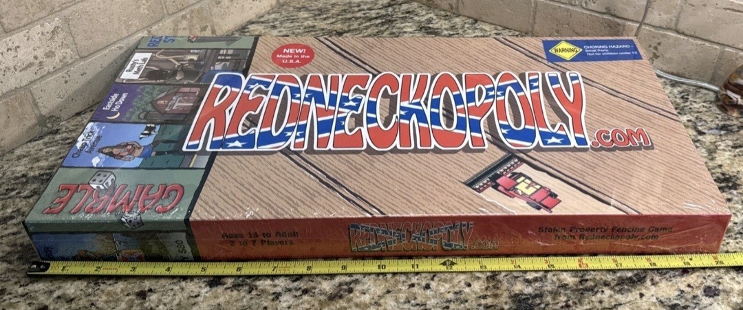 NEW FACTORY SEALED Redn*+%opoly Board Game Made In USA 2004