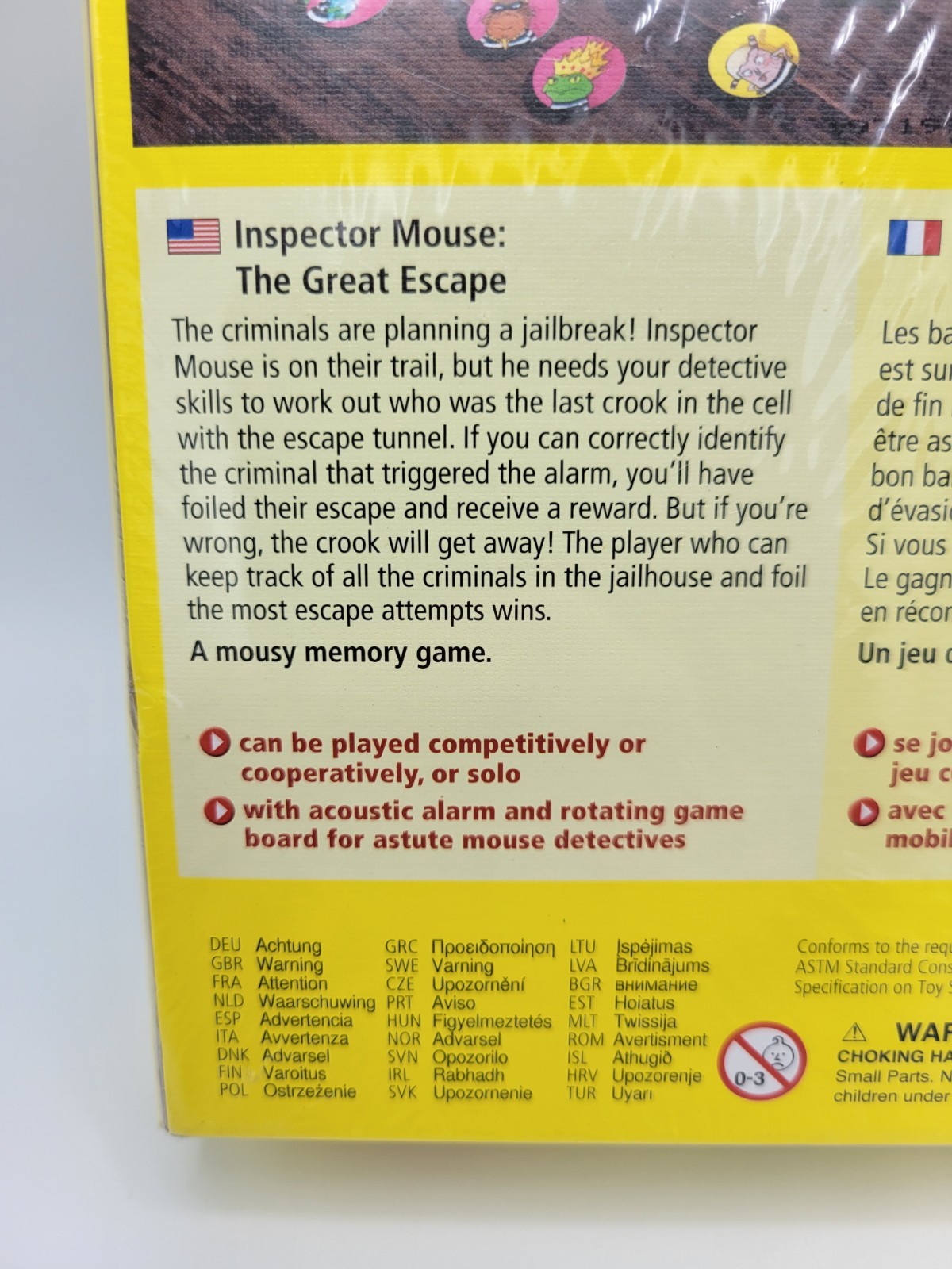 HABA Board Game Inspector Mouse – The Great Escape Box New Sealed