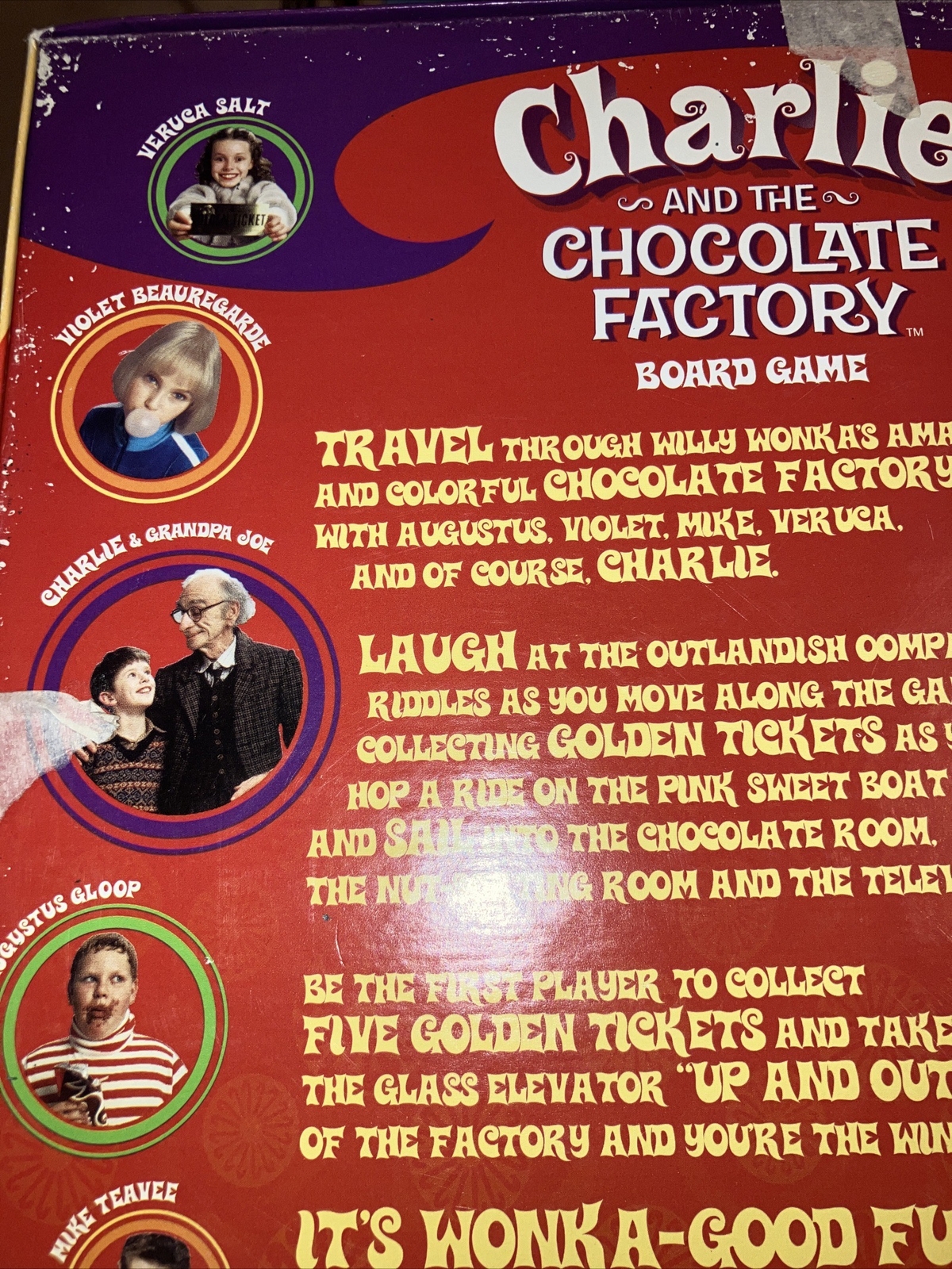 Children’s Unisex Warner Bros. Charlie And The Chocolate Factory Board Game-7+