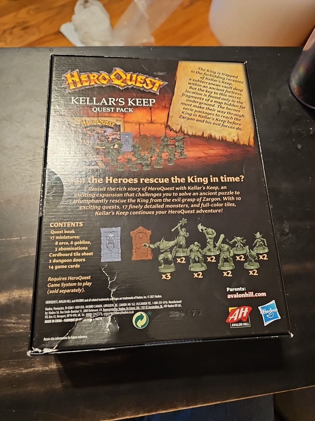 HeroQuest Kellar’s Keep Expansion New Sealed