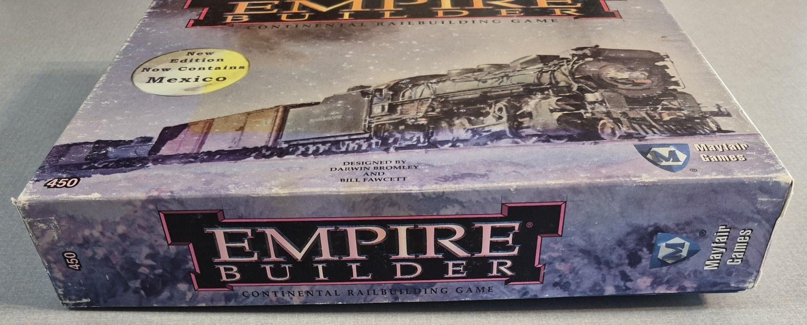Mayfair Games EMPIRE BUILDER 2001 ED w/Mexico 450 Board Game Railbuilding DAMAGE