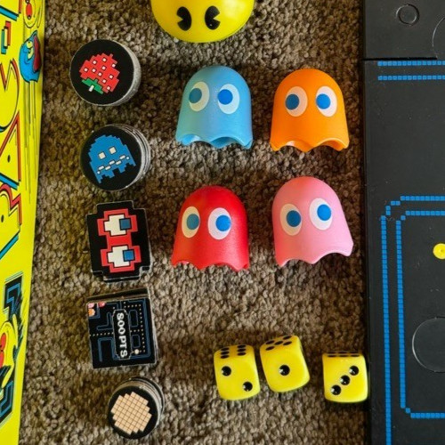 Pac-Man The Board Game Complete – Tested – Classic With Authentic Arcade Sounds!