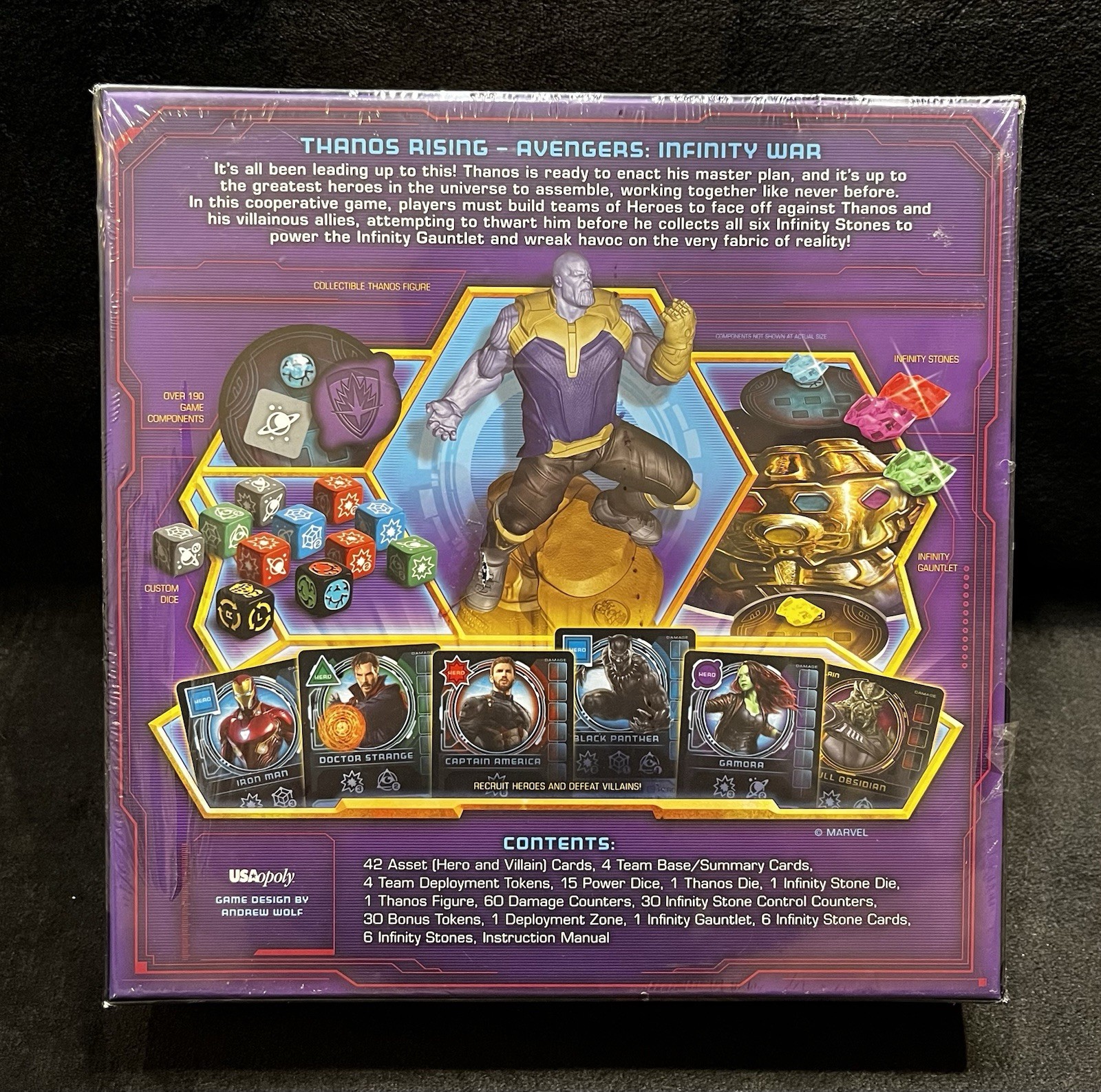 Avengers Infinity War Thanos Rising Board Game 2-4 Players Brand New Sealed