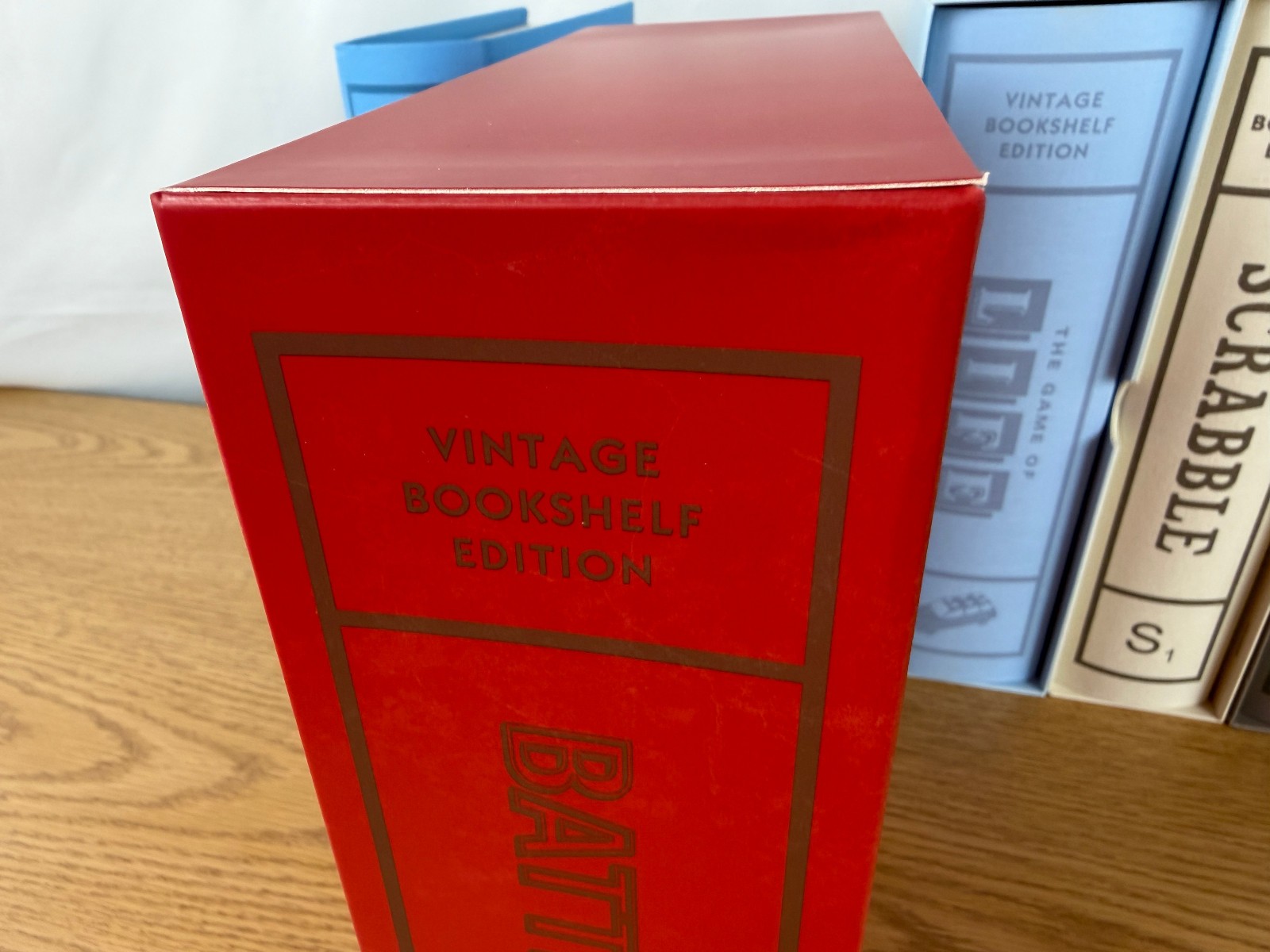 Vintage Linen Bookshelf Game Edition 5 Pack Bundle WS Game Company Open Box