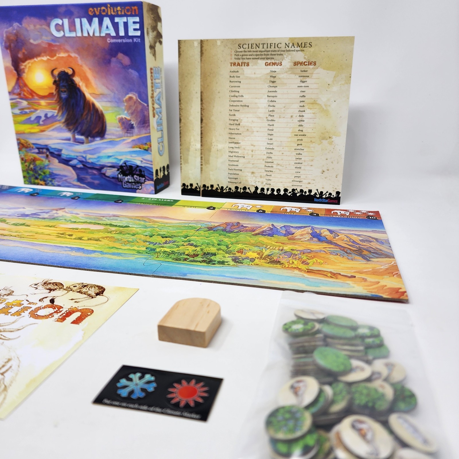 Evolution Board Game Climate Conversion Kit North Star Games 2016 KS Open NEW