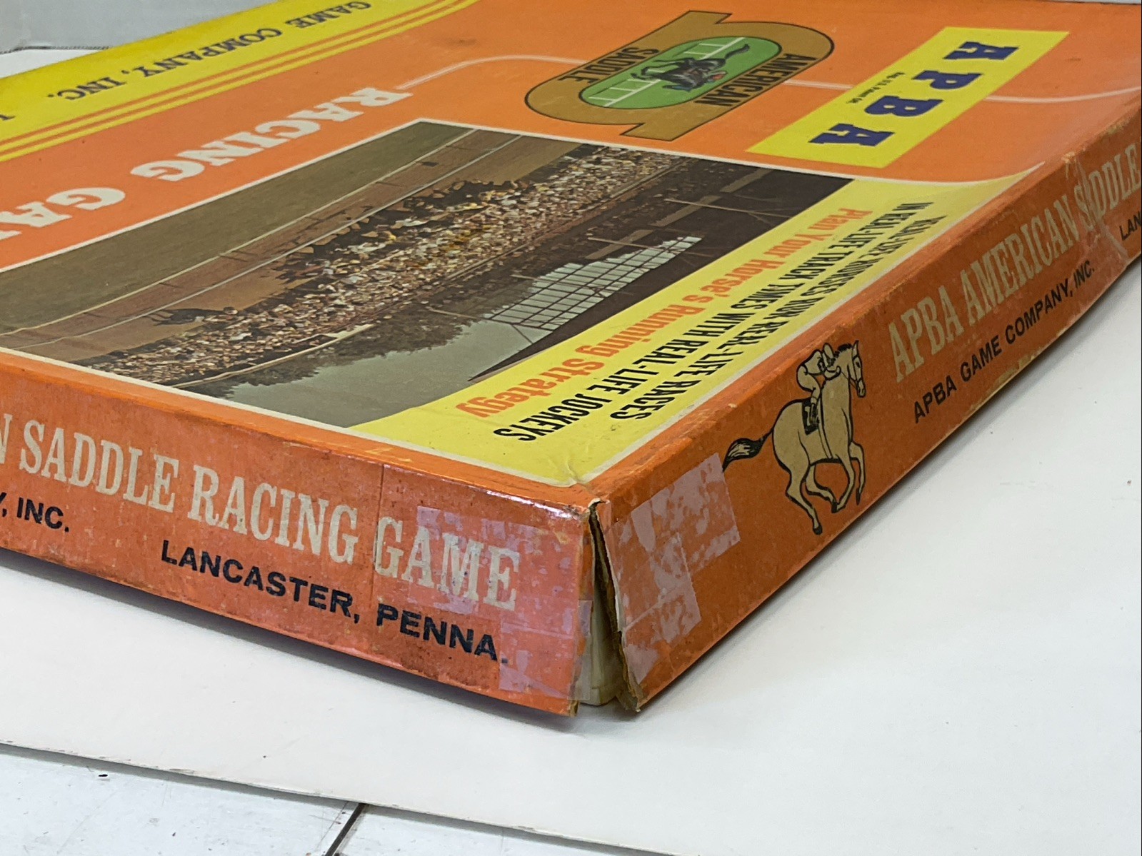 Vintage Apba American Saddle Horse Racing Board Game 1979 Complete