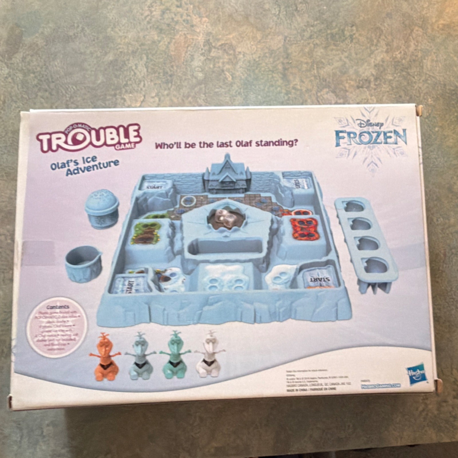 Hasbro Gaming Trouble Olaf’s Ice Adventure Disney Frozen 3-D Board Game 2-4