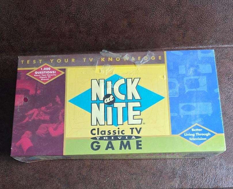 NICK at NITE Classic TV Trivia Game 1996 new factory sealed