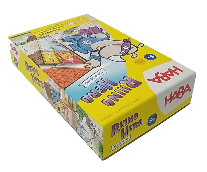 Complete – RHINO HERO The Original – Game by HABA 2-5 Players 3-D Stacking Game
