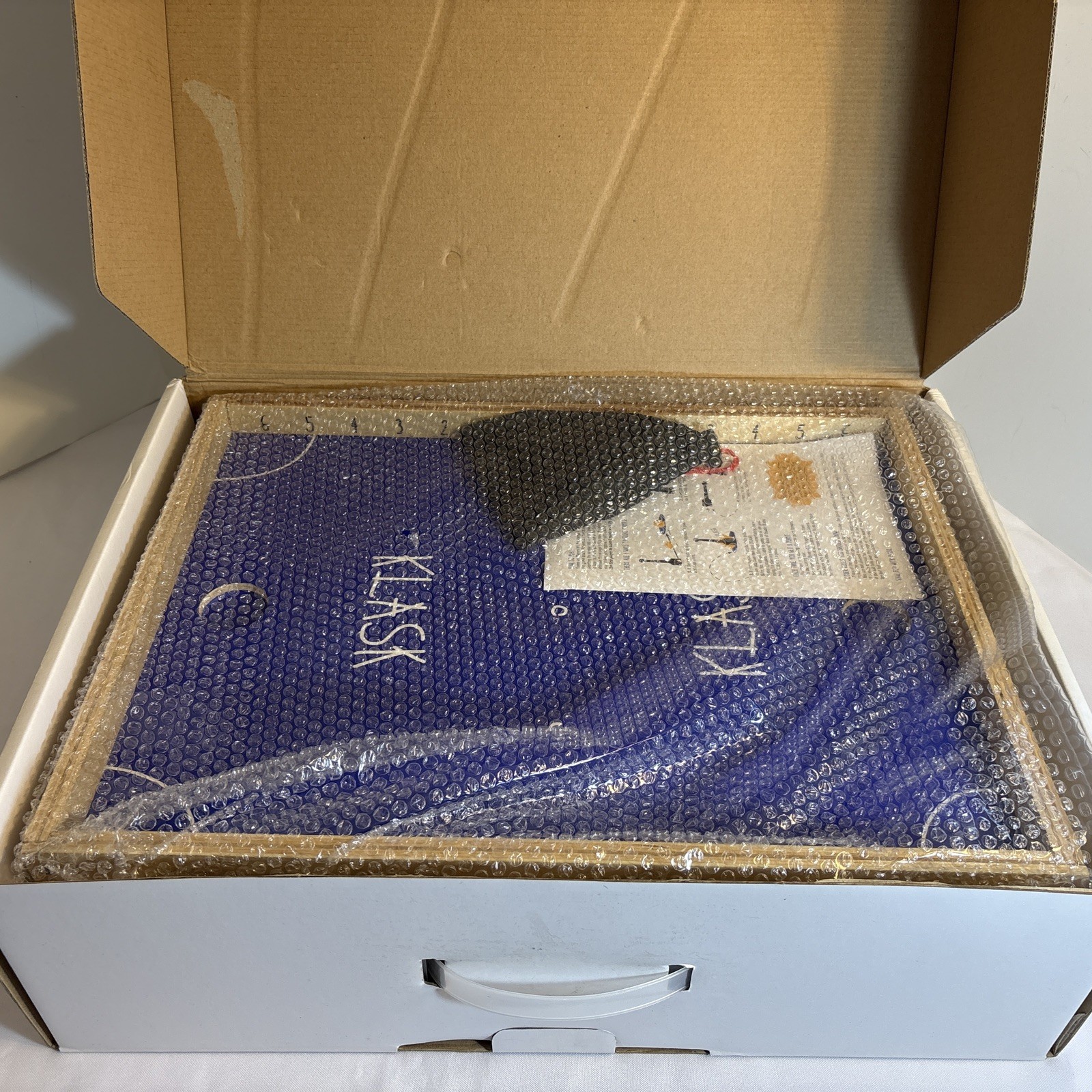 Klask! The Magnetic Game of Skill Buffalo Games Open Box Unplayed LARGER BOARD