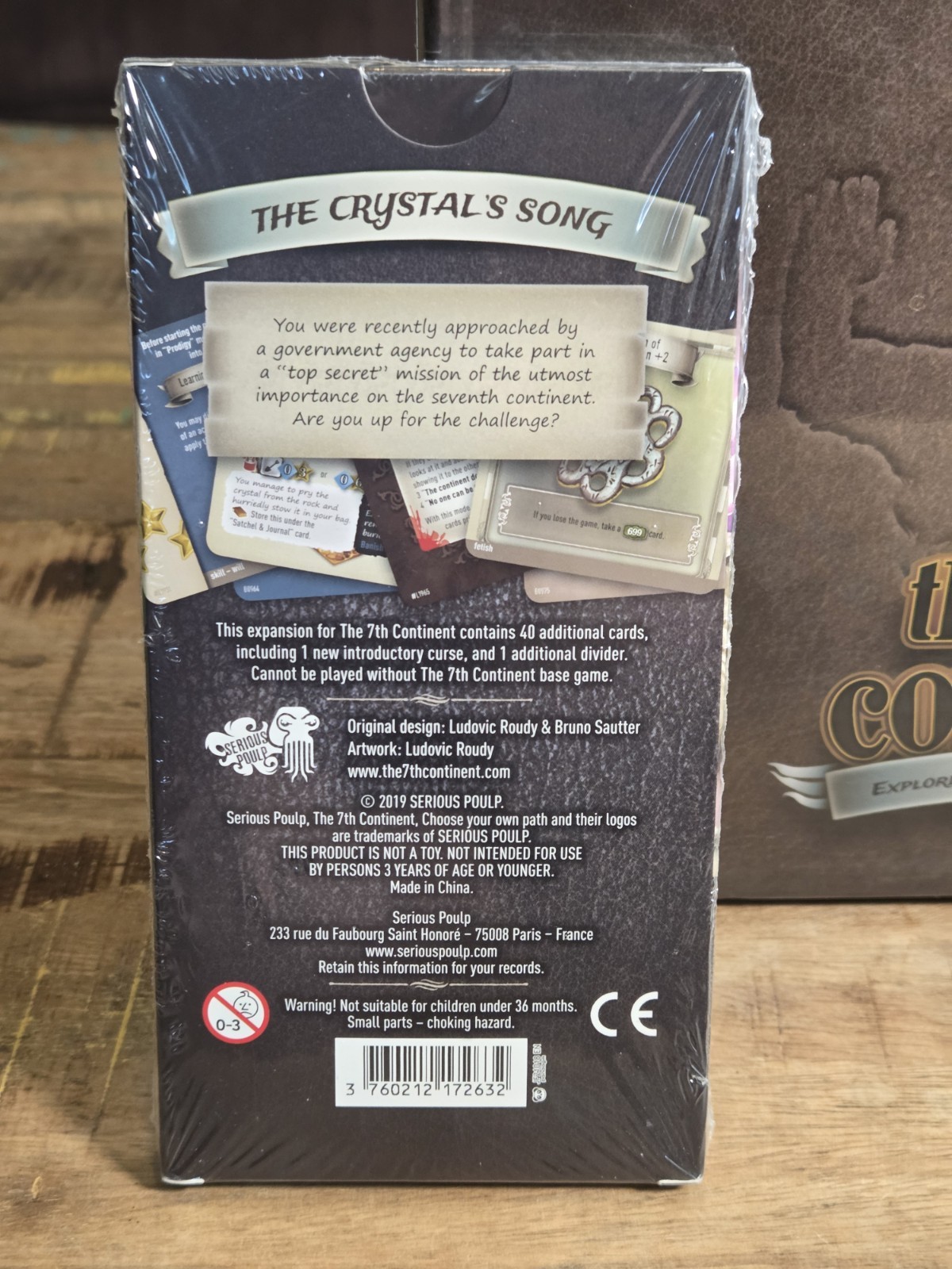 Serious Poulp The 7th Continent Adventure Board Game Icy Maze Crystal’s Song