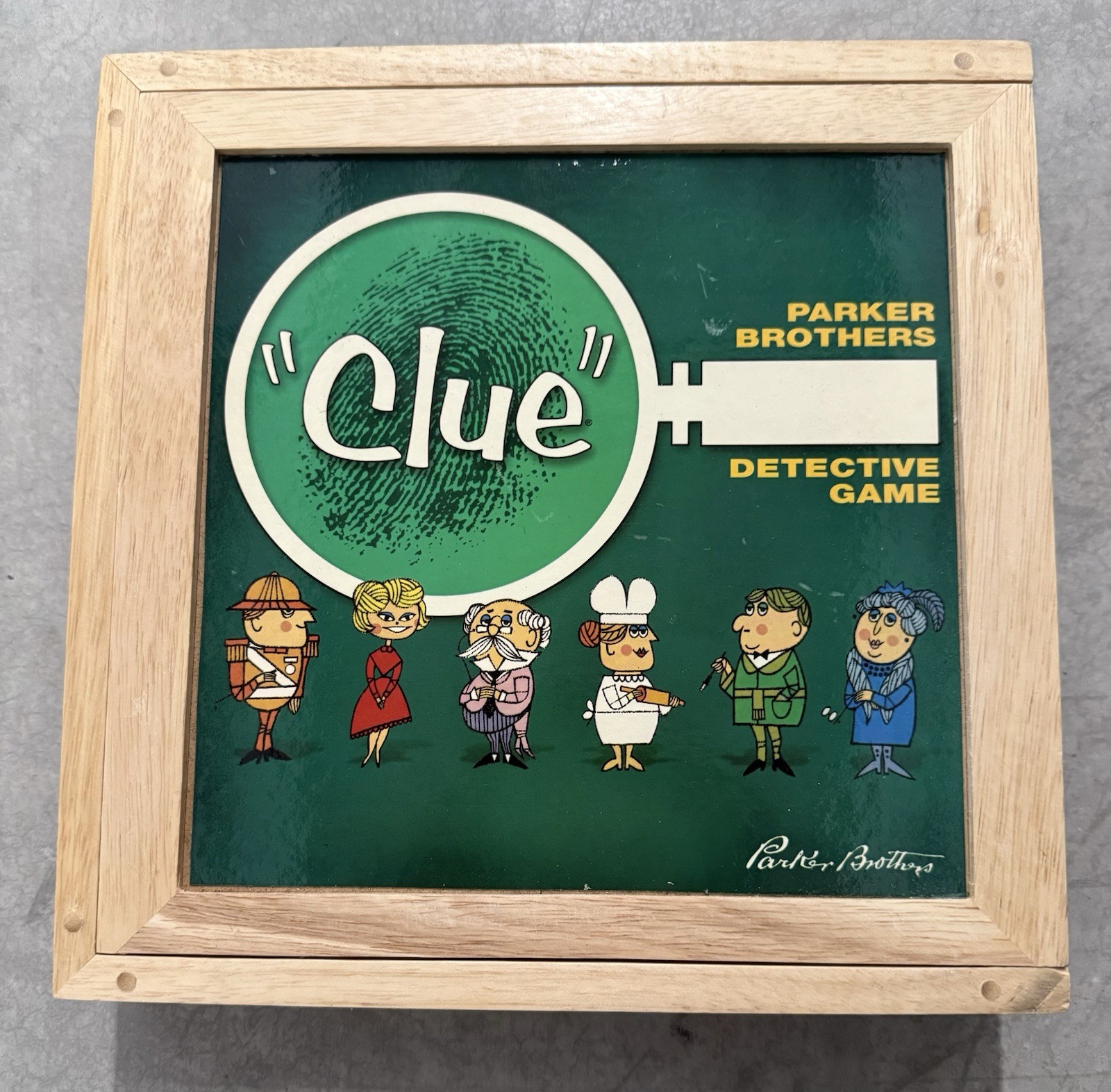 $30 FIRM – Vintage Parker Brothers CLUE Nostalgia Collection Board Game And Box
