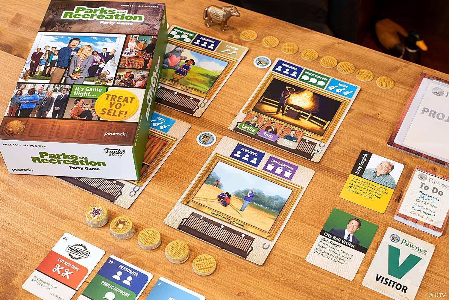 Funko Parks and Recreation Party Game,for ages 14 years