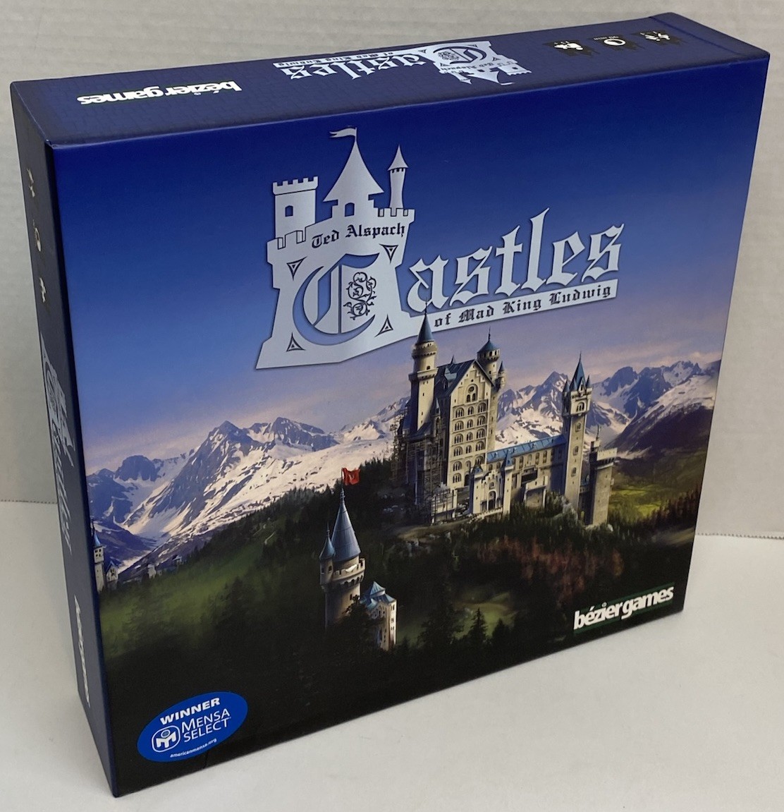 Ted Alspach Castles Of Mad King Ludwig, Bezier Games 2015 New/Open Box Condtion