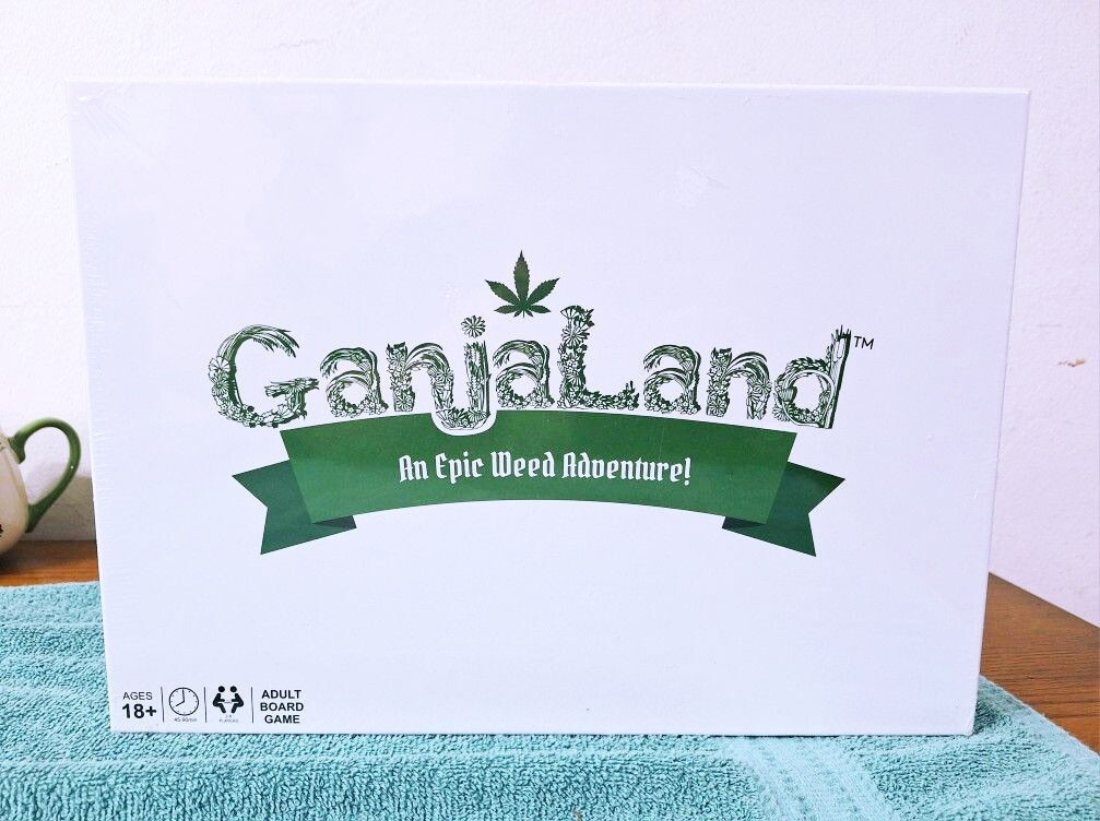 New/Sealed! Ganjaland – The Epic Weed Adventure Board Game